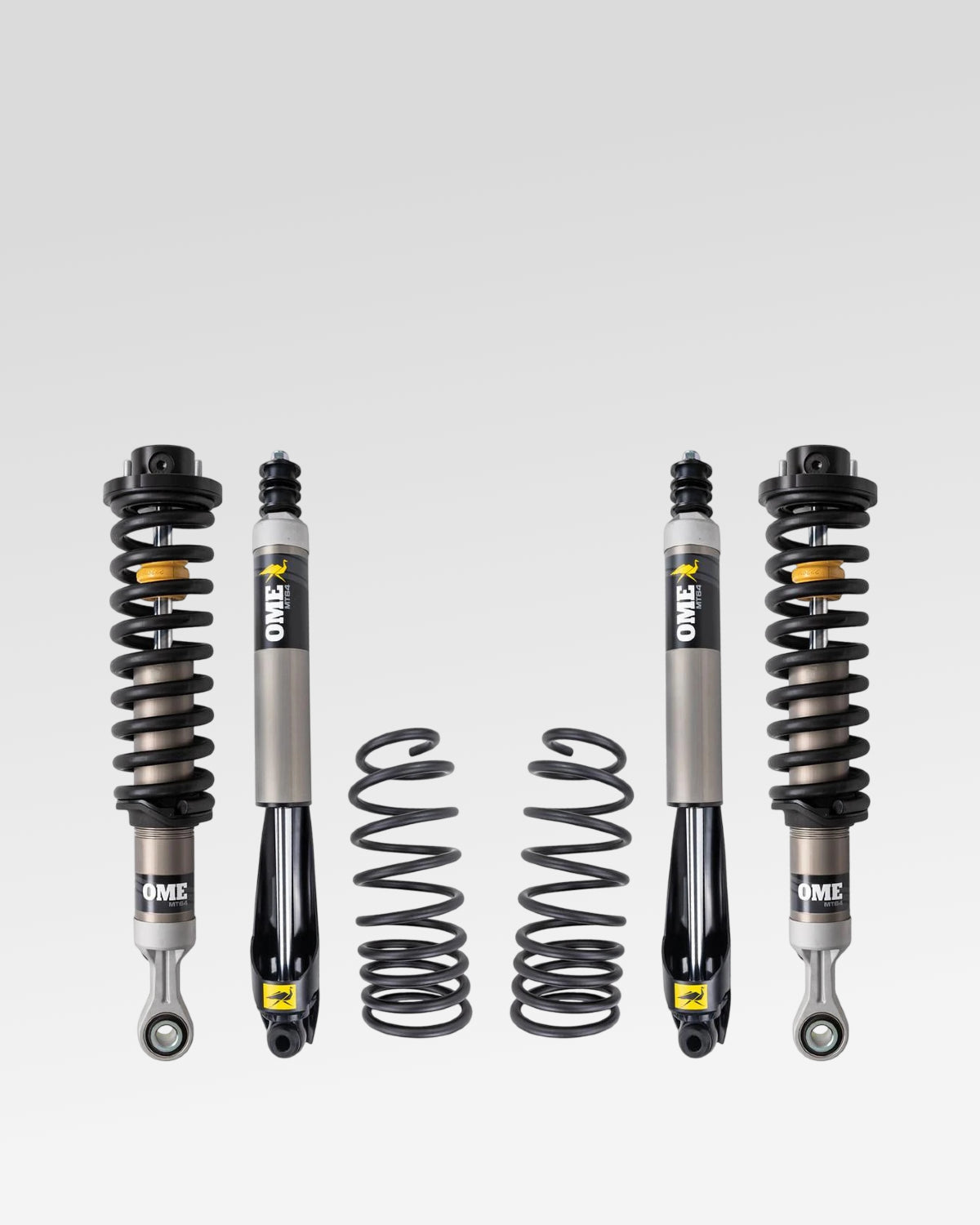 Old Man Emu MT64 Suspension Kit with 1.75–3 in Front Lift, 2 in Rear Lift, 0 lb Front Load Rating, and 0 lb Rear Load Rating for Land Cruiser 250 Series (2024–Present)