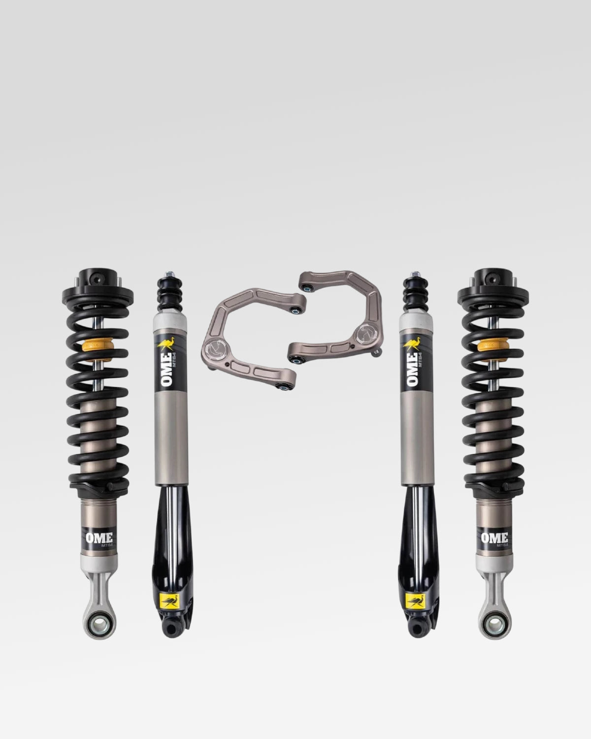 Old Man Emu MT64 Suspension Kit with 1.75–3 in Front Lift, 0 in Rear Lift, 0 lb Front Load Rating, 0 lb Rear Load Rating, and Billet Front Upper Control Arms for 6th-Gen 4Runner (2025–Present)