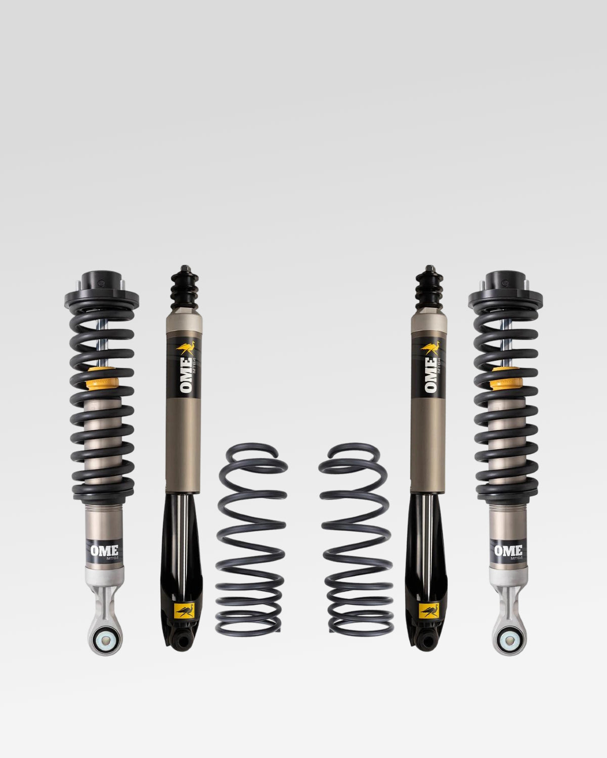 Old Man Emu MT64 Suspension Kit with 1.75–3 in Front Lift, 2 in Rear Lift, 0 lb Front Load Rating, and 440 lb Rear Load Rating for 4th-Gen Tacoma (2024–Present)