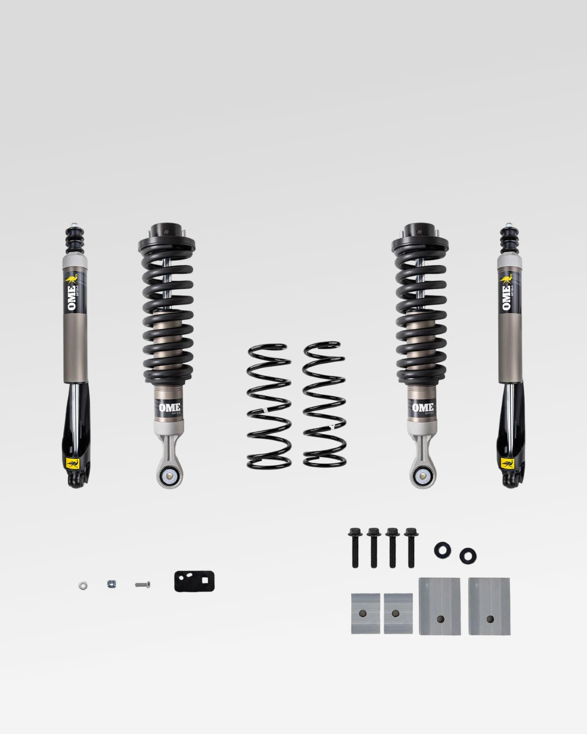 Old Man Emu MT64 Suspension Kit with 1.75–3 in Front Lift, 2 in Rear Lift, 220–330 lb Front Load Rating, and 0 lb Rear Load Rating for 3rd-Gen Tundra (2022–Present)