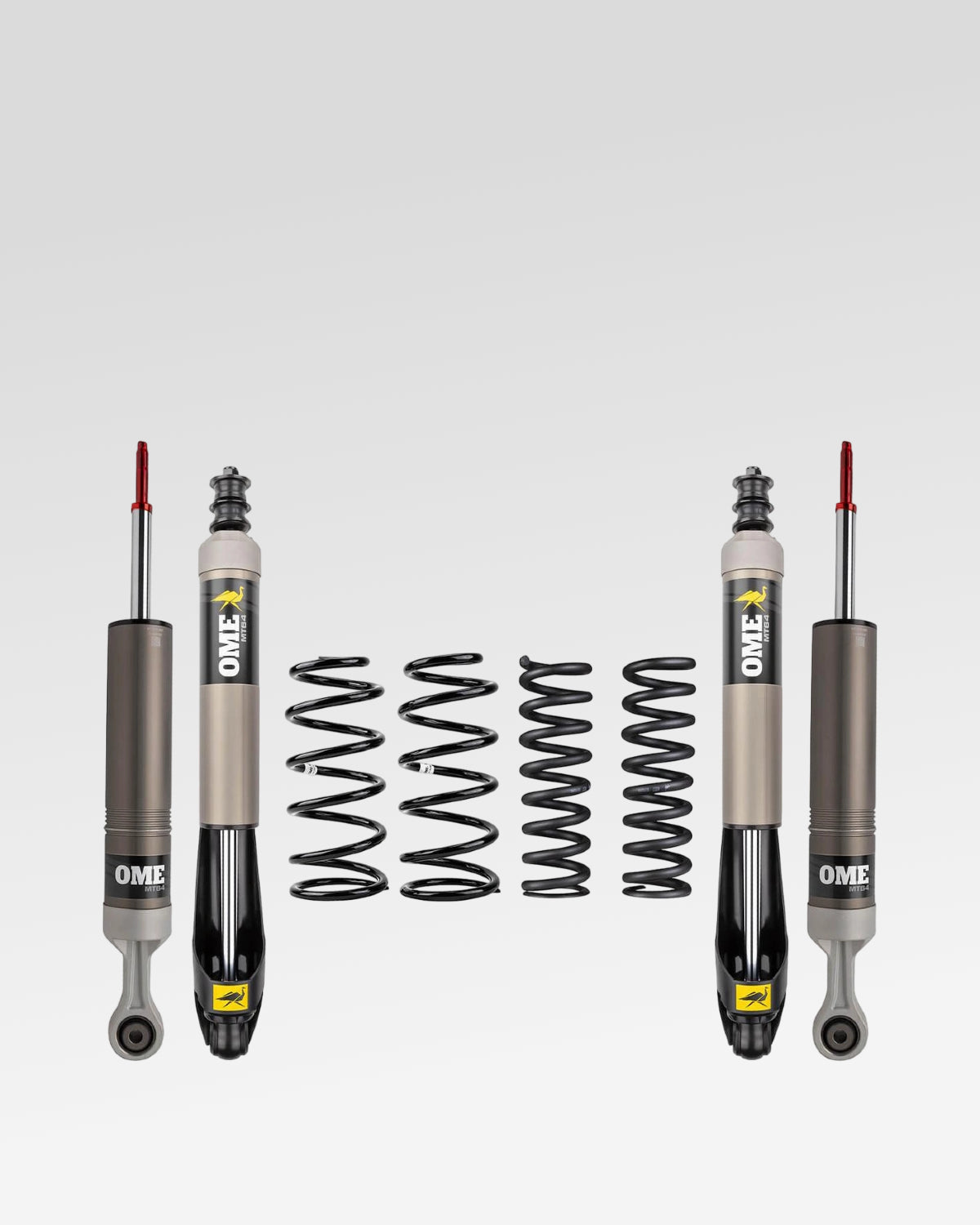 Old Man Emu MT64 Suspension Kit with 2.5 in Front Lift, 2 in Rear Lift, 220–330 lb Front Load Rating, and 0 lb Rear Load Rating for Toyota 4Runner (2003–2024)