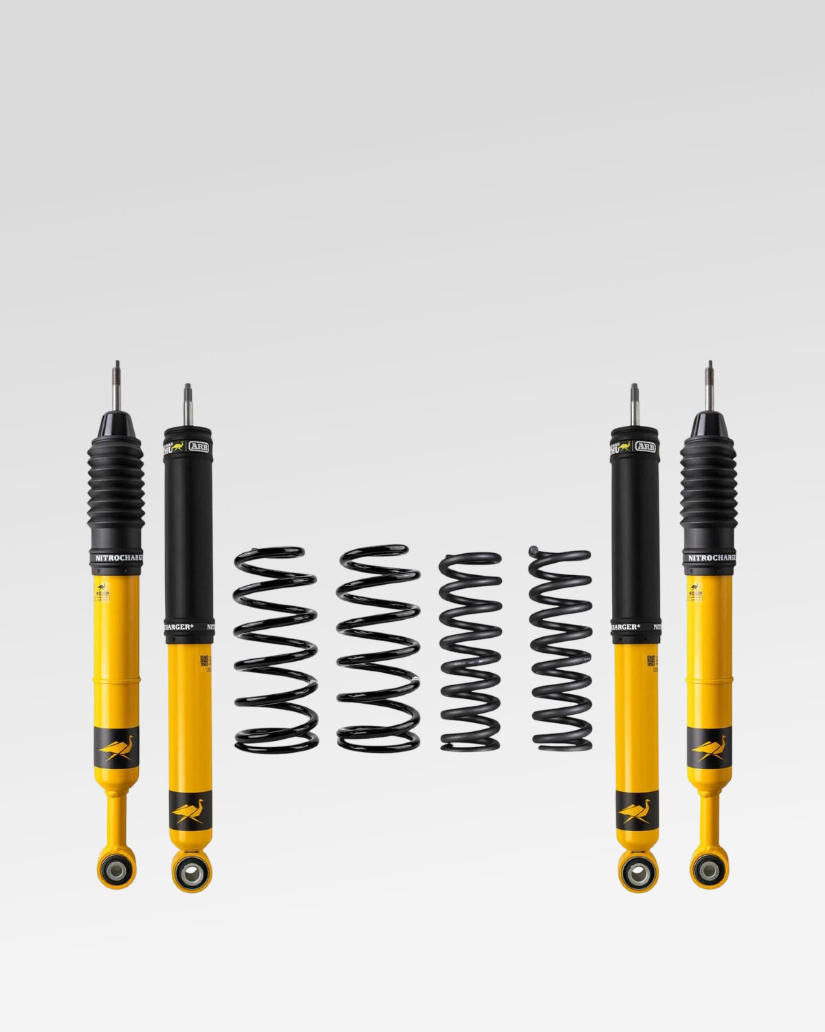 Old Man Emu Nitrocharger Plus Suspension Kit with 1–2 in Front Lift, 2 in Rear Lift, 0–330 Front Load Rating, and 330 lb Rear Load Rating for 4th-Gen 4Runner (2003–2009)