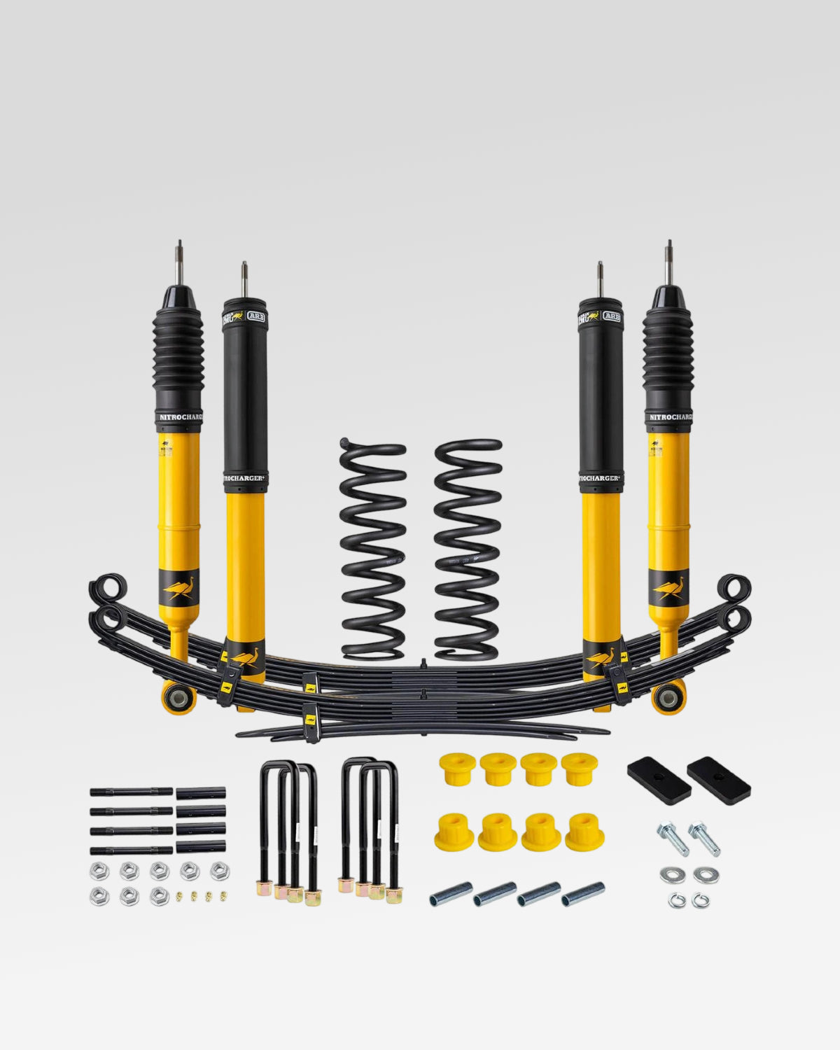 Old Man Emu Nitrocharger Plus Suspension Kit with 2 in Front Lift, 2 in Rear Lift, 0 lb Front Load Rating, and 600 lb Rear Load Rating for 3rd-Gen Tacoma (2016–2023)