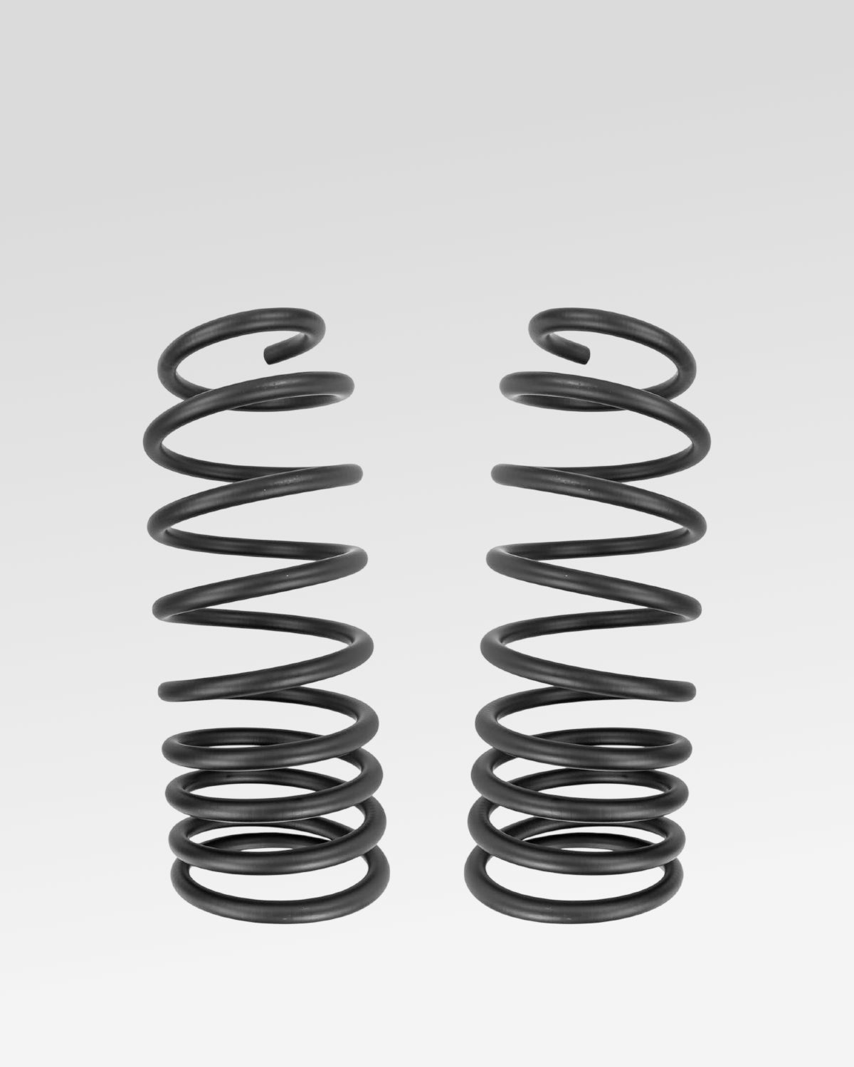 Old Man Emu Rear Dual-Rate Coil Springs in Black with 143–257 lbf/in Spring Rate and 18.3 in Free Height for Land Cruiser 250 Series (2024–Present) - Pair