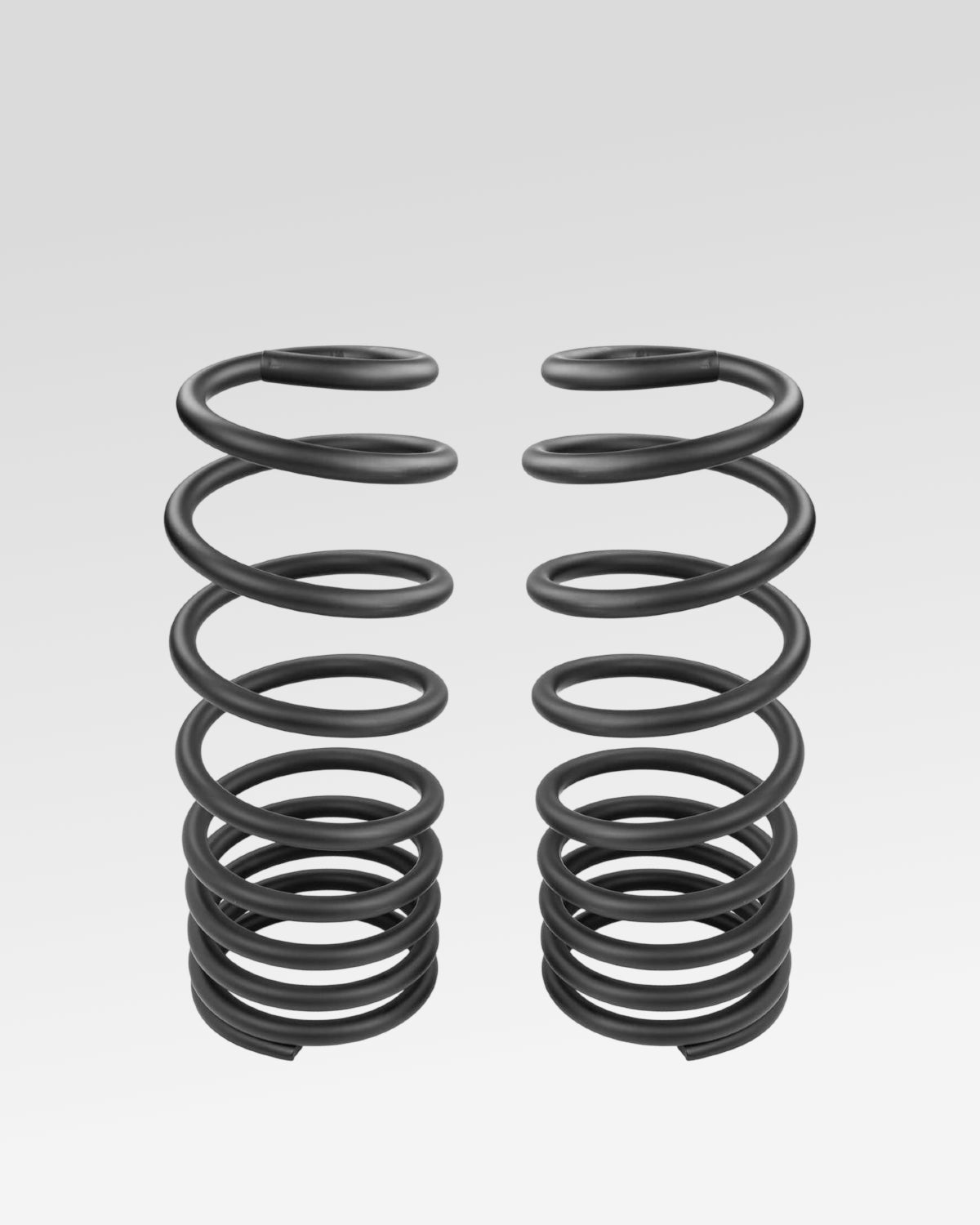 Old Man Emu Rear Dual-Rate Coil Springs in Black with 160–285 lbf/in Spring Rate and 18.5 in Free Height for Land Cruiser 250 Series (2024–Present) - Pair