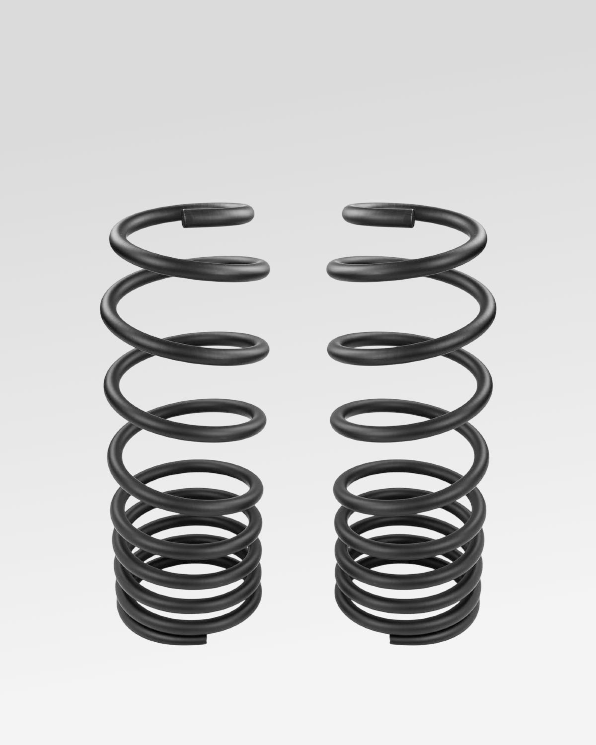 Old Man Emu Rear Dual-Rate Coil Springs in Black with 160–285 lbf/in Spring Rate and 19.3 in Free Height for Land Cruiser 250 Series (2024–Present) - Pair