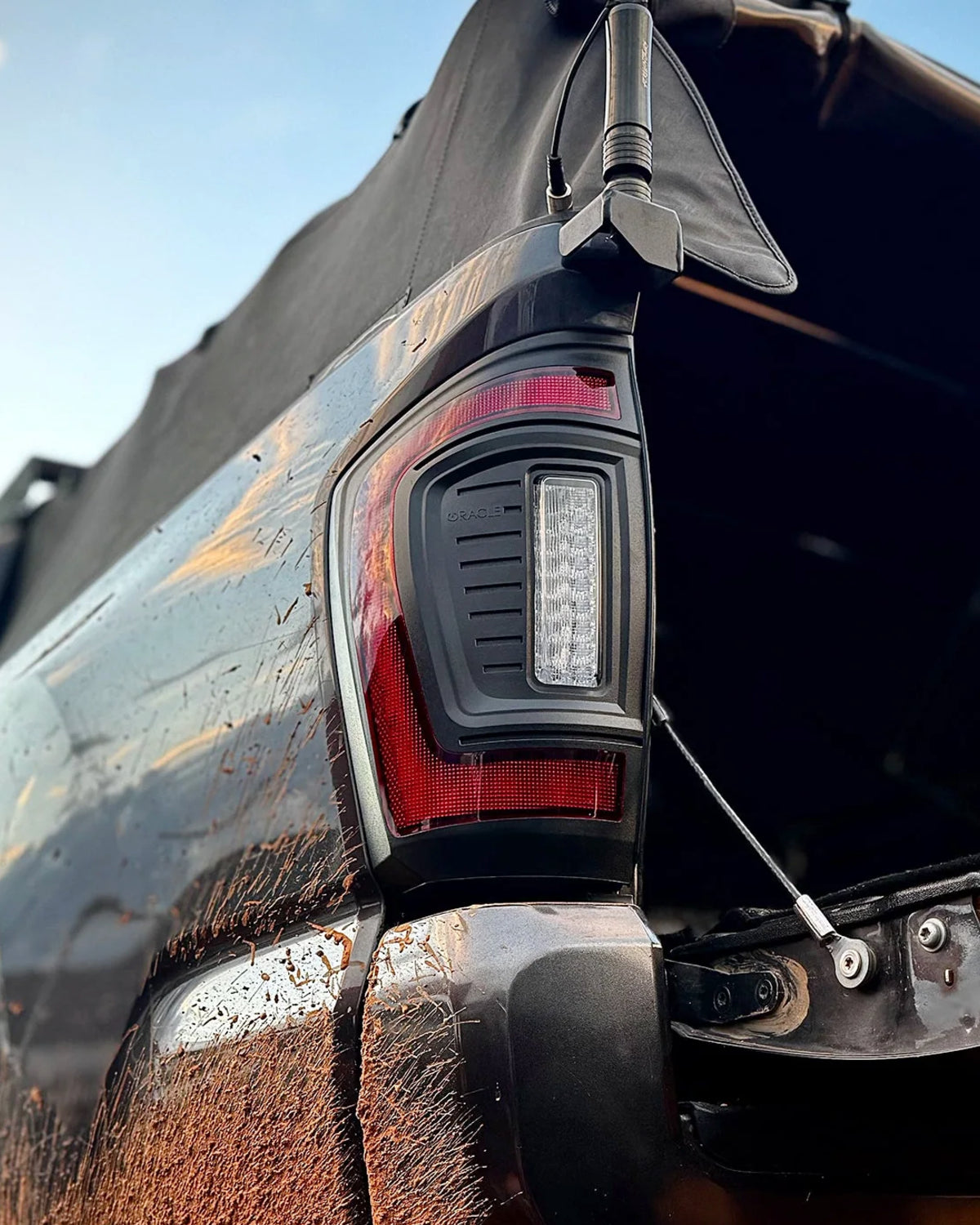 Oracle Lighting Lensless Sequential LED Tail Lights with Red Lens for 3rd-Gen Tacoma (2016–2023) - Pair