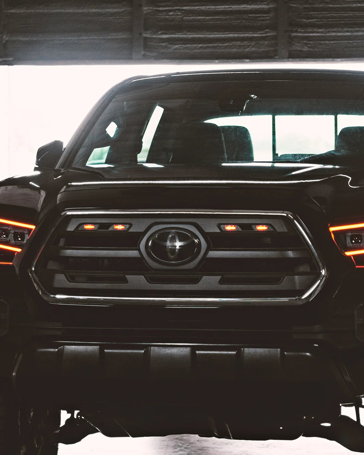 Oracle Lighting SR5 Grille LED Marker Lights with Amber Output and Smoke Black Lens for 3rd-Gen Tacoma (2016–2023) - Set of 4