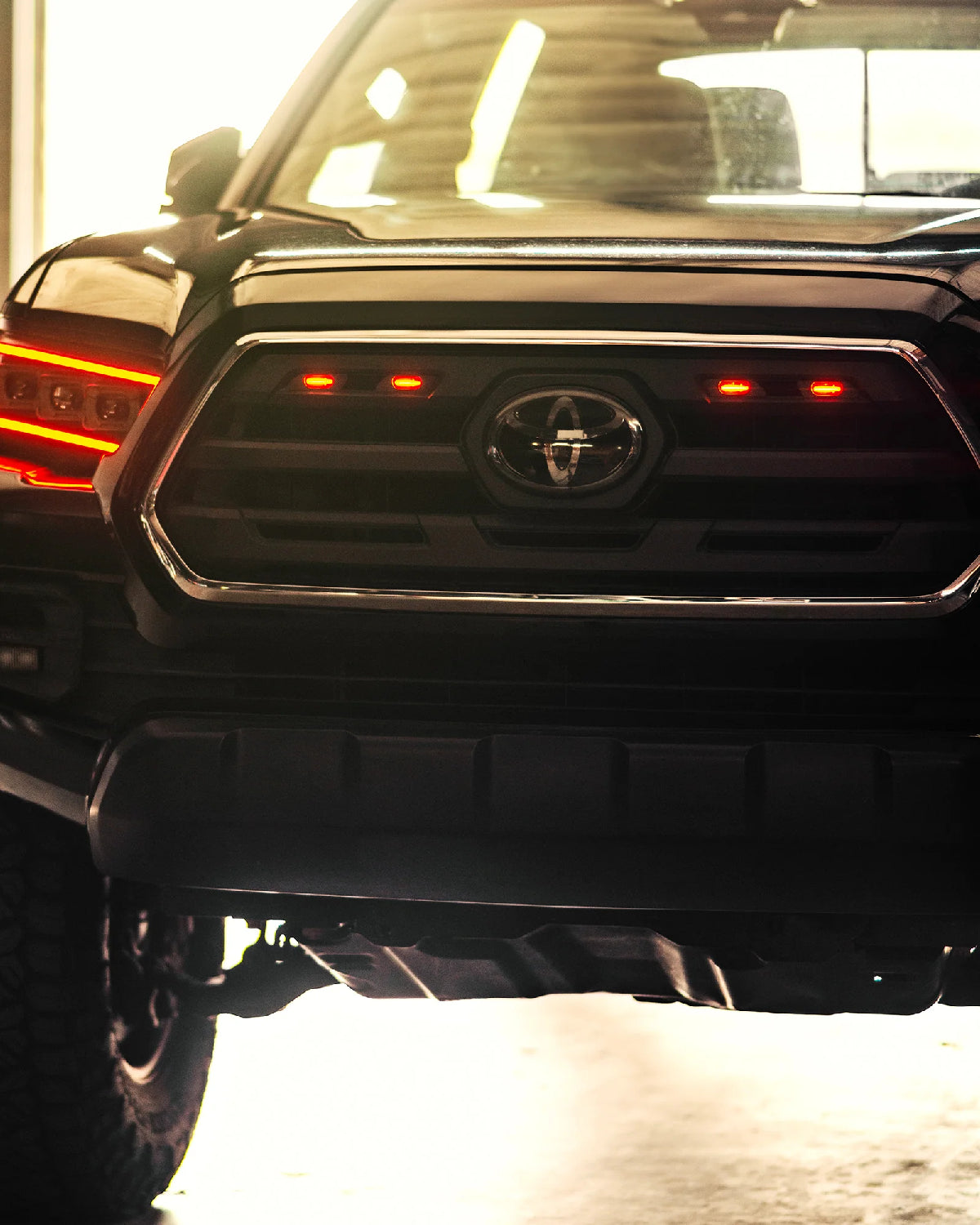 Oracle Lighting SR5 Grille LED Marker Lights with Amber Output and Smoke Black Lens for 3rd-Gen Tacoma (2016–2023) - Set of 4