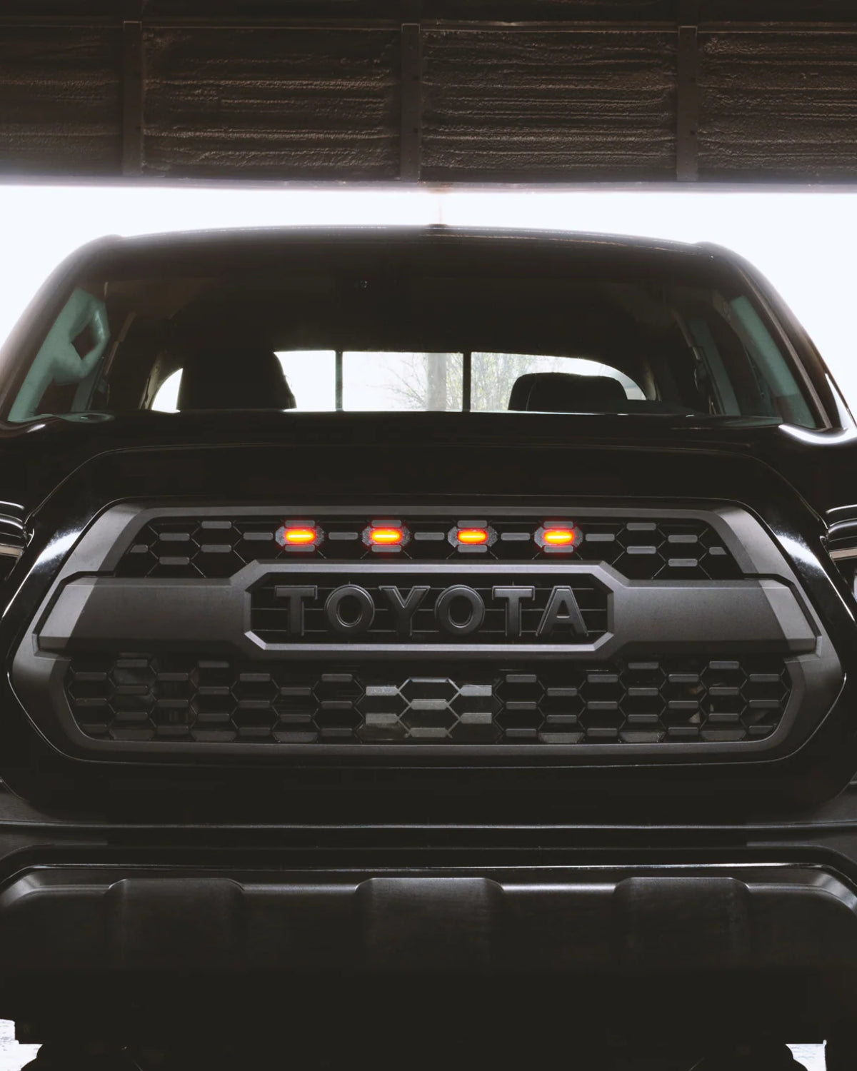 Oracle Lighting TRD Pro Grille LED Marker Lights with Amber Output and Smoke Black Lens for 3rd-Gen Tacoma (2016–2023) - Set of 4