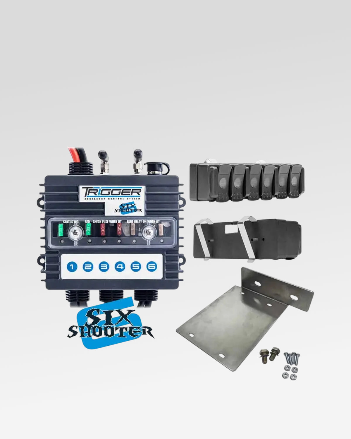 Oracle Lighting Trigger 6 Shooter 6-Way Accessory Control System for 3rd-Gen Tacoma with Automatic Transmission (2016–2023)