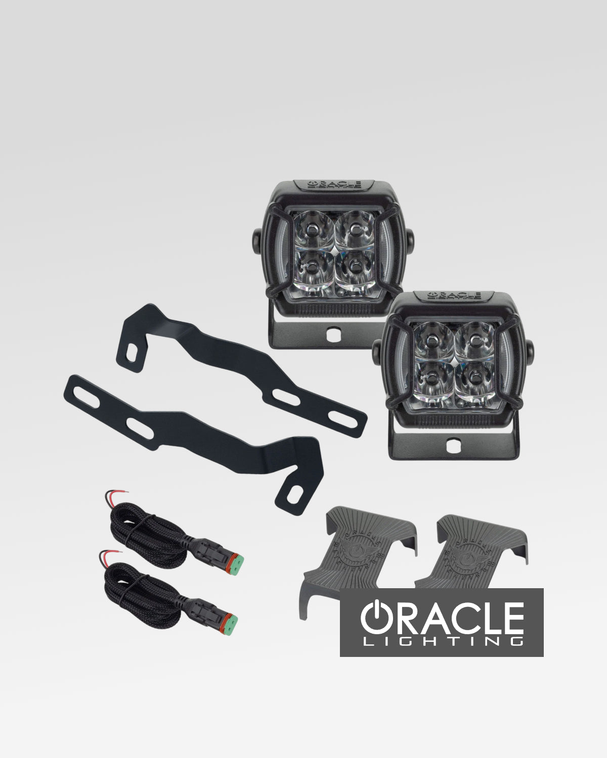Oracle Lighting Vega Series 4 LED Ditch Light Kit with Spot Beam Pattern and Clear Lens for 3rd-Gen Tacoma (2016–2023)