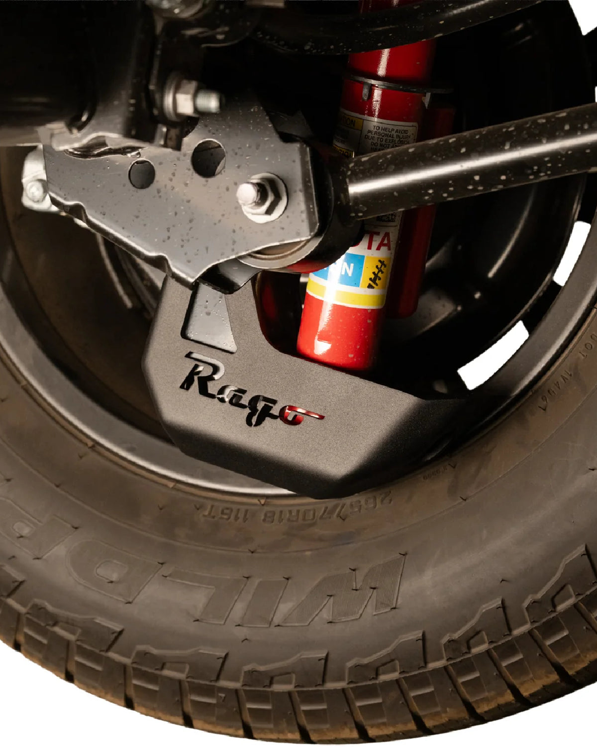 Rago Fabrication 4 mm Steel Rear Shock Mount Skid Plates for 6th-Gen 4Runner (2025–Present) - Pair