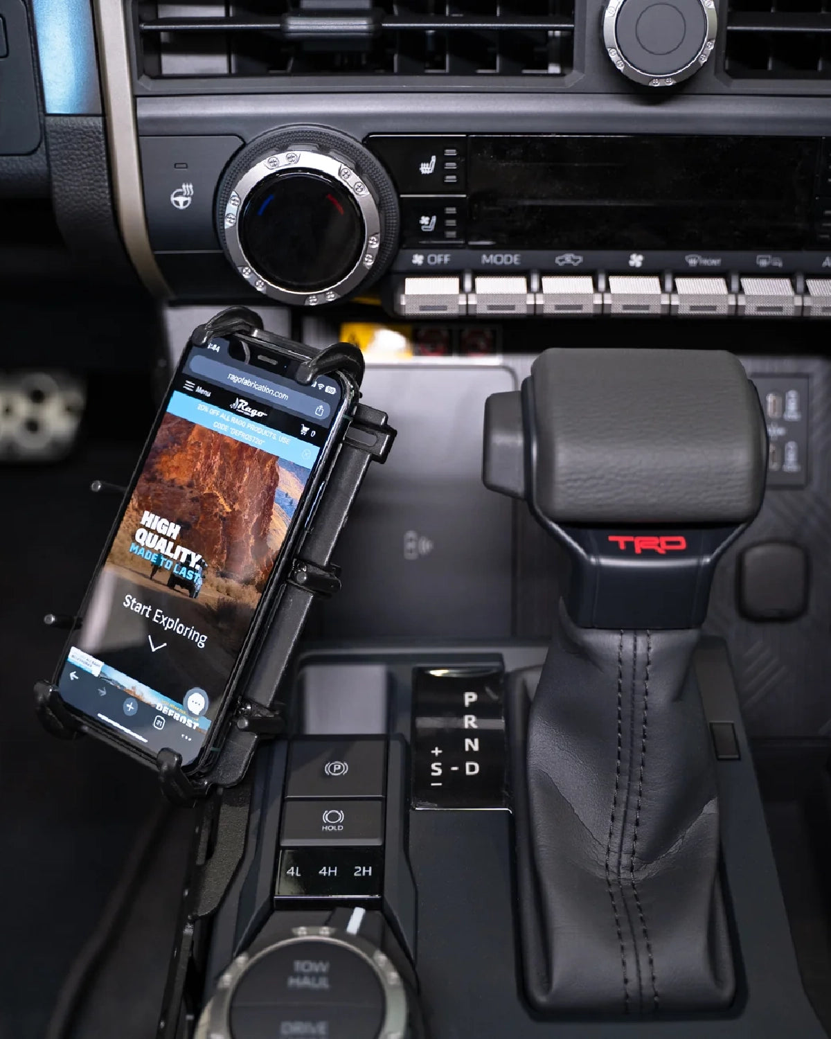 Rago Fabrication Center Console MOLLE Panels for 6th-Gen 4Runner (2025–Present) - Pair