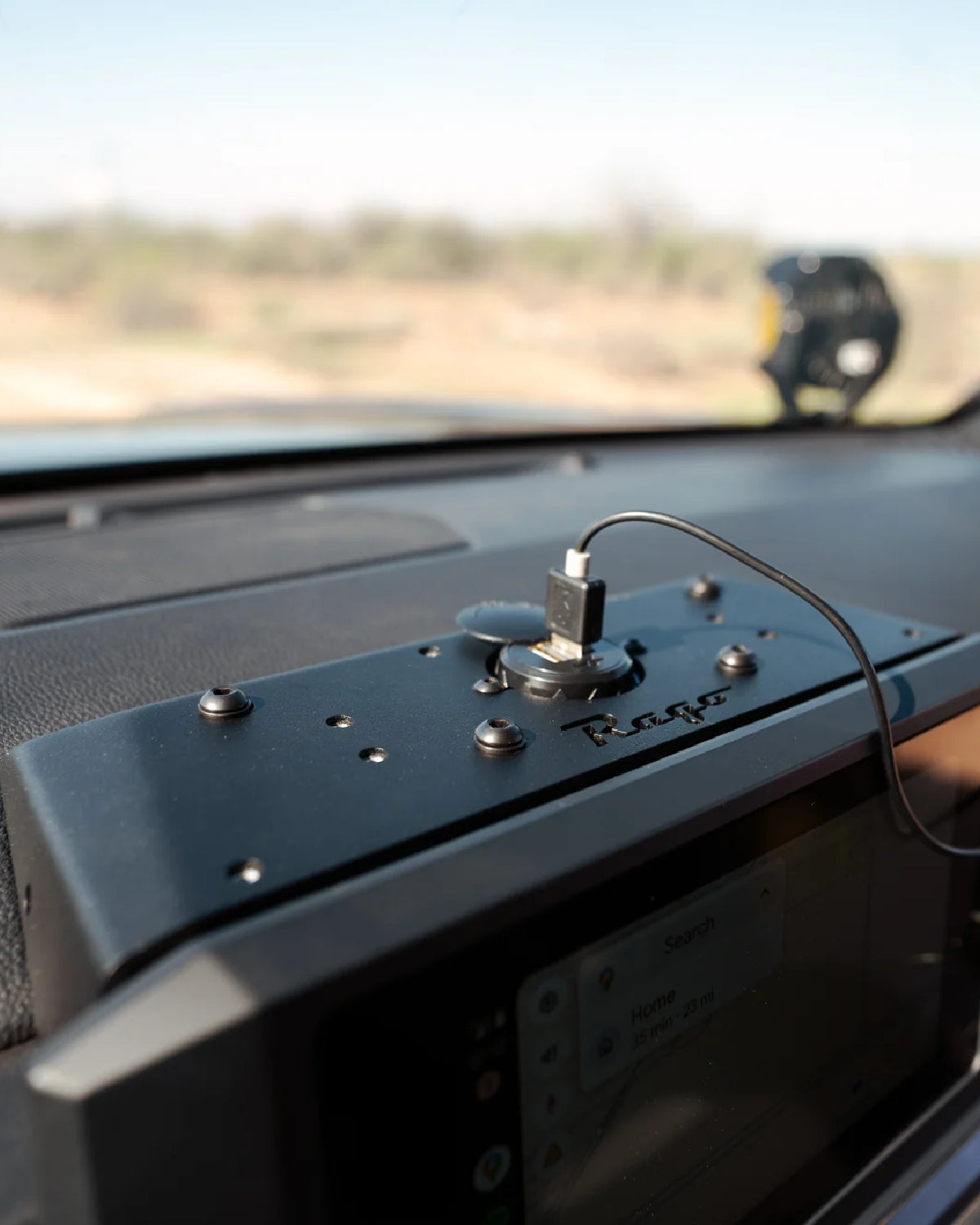 Rago Fabrication Dashboard Accessory Mounting Panel for 6th-Gen 4Runner with 8 in Infotainment Screen (2025–Present)