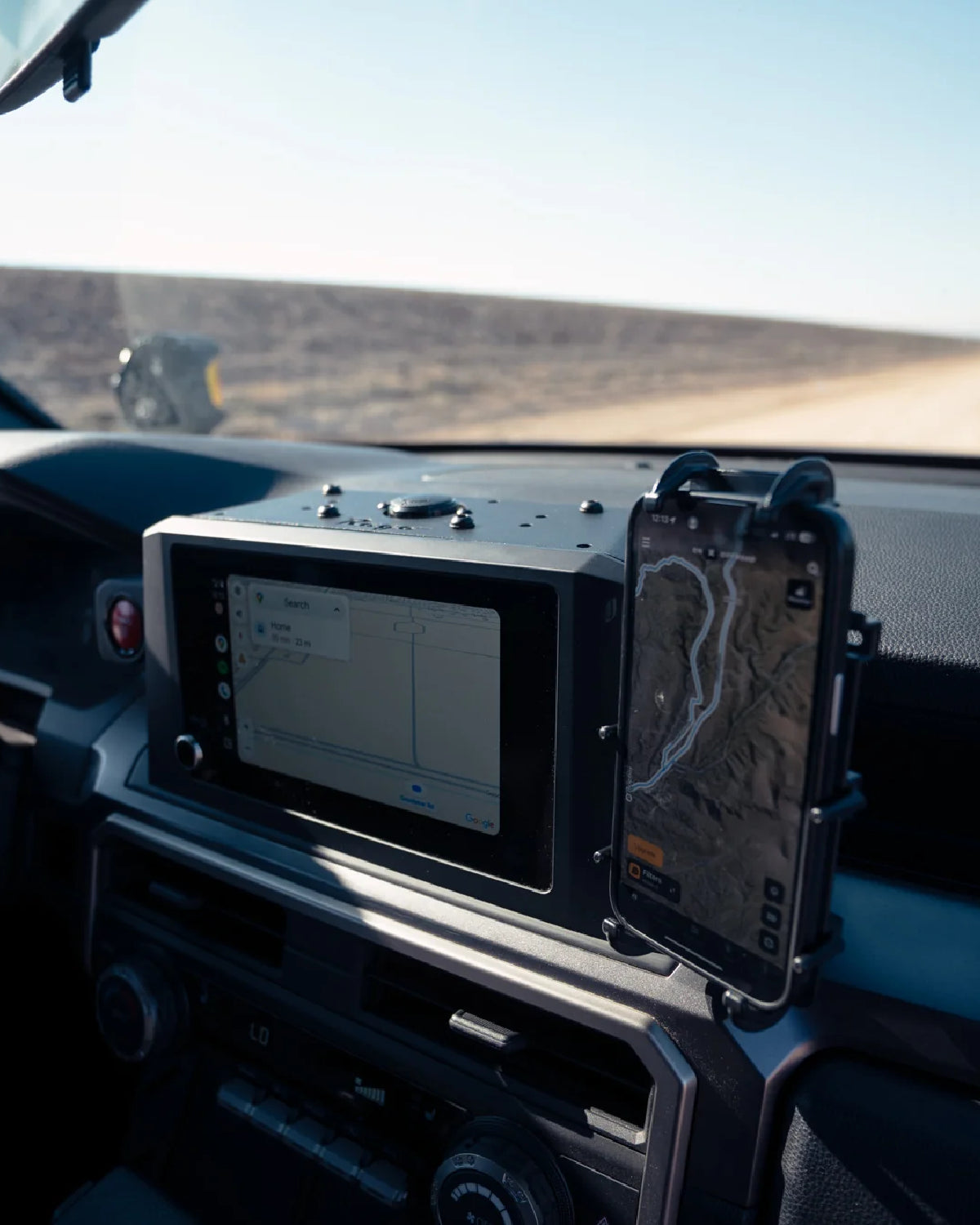 Rago Fabrication Dashboard Accessory Mounting Panel for 6th-Gen 4Runner with 8 in Infotainment Screen (2025–Present)