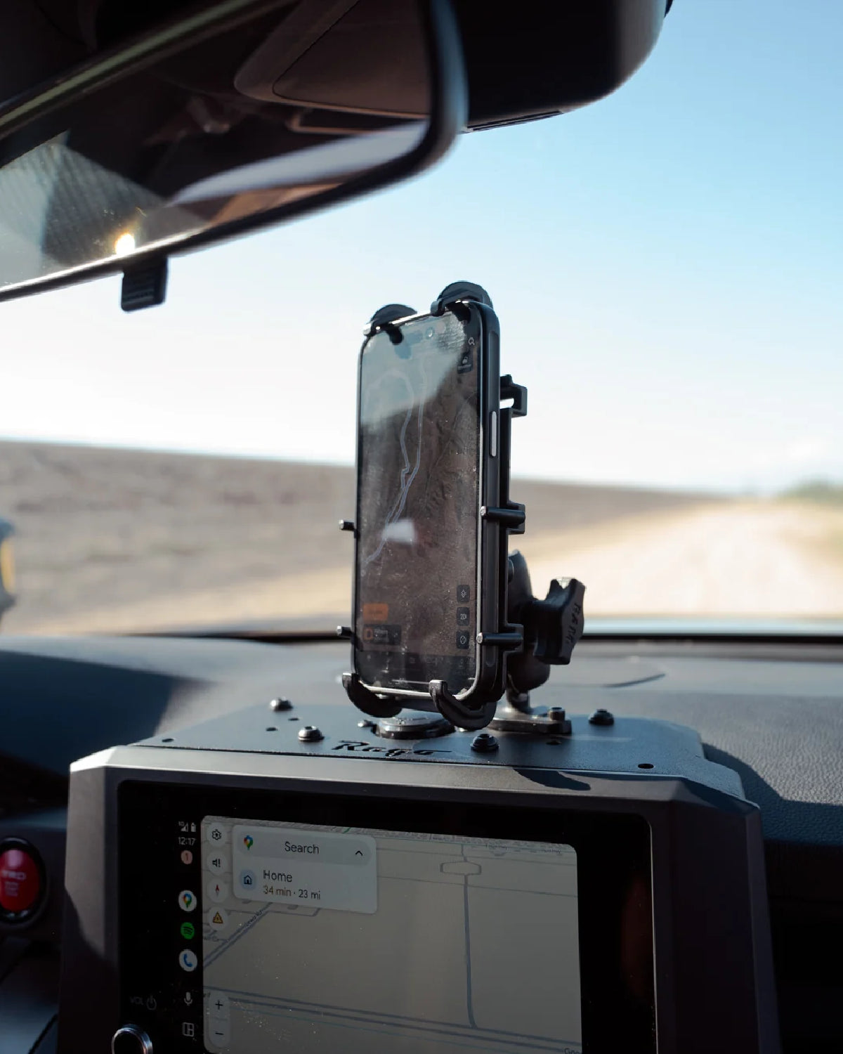 Rago Fabrication Dashboard Accessory Mounting Panel for 6th-Gen 4Runner with 8 in Infotainment Screen (2025–Present)