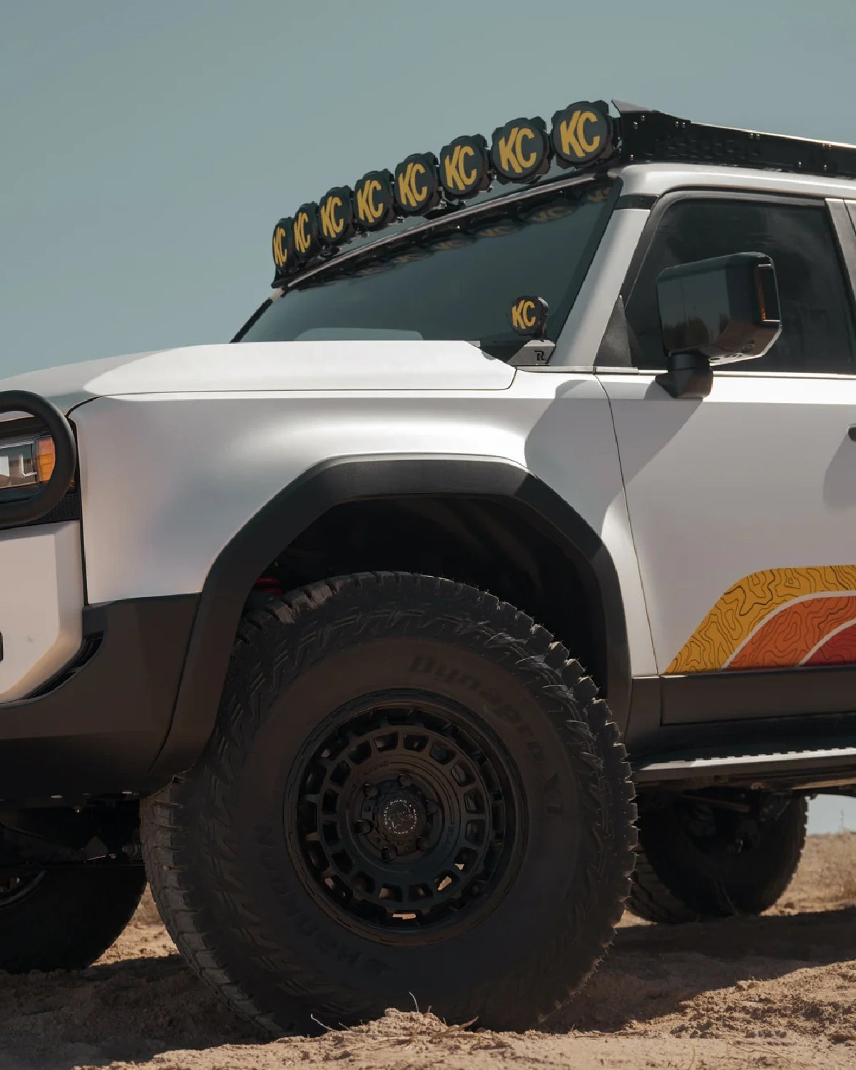 Rago Fabrication Ditch Light Mounting Bracket for Land Cruiser 250 Series (2024–Present) - Pair