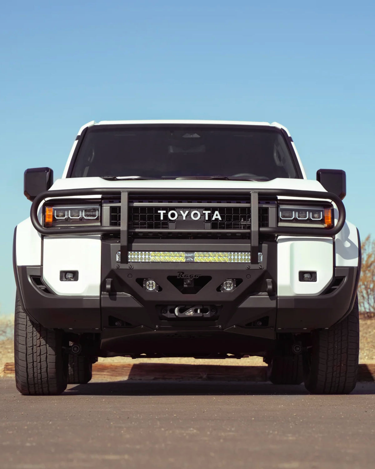 Rago Fabrication Low-Profile Front Bumper Brush Guard for Land Cruiser 250 Series (2024–Present)