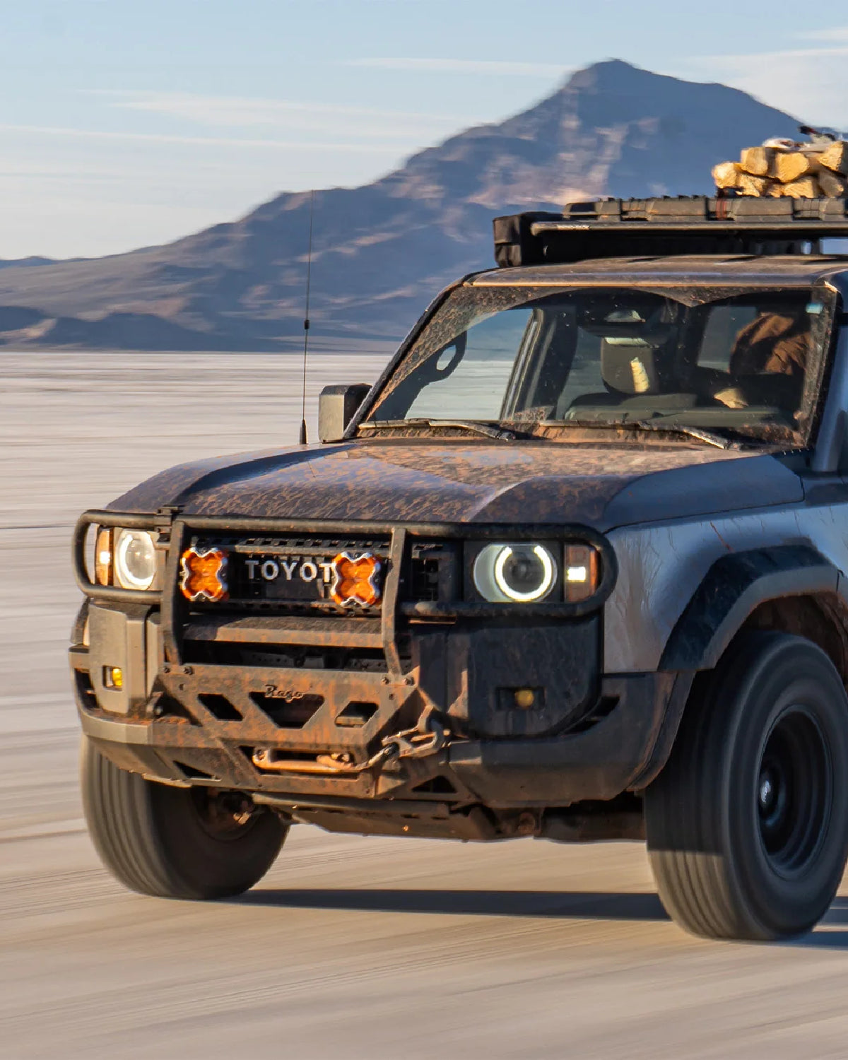 Rago Fabrication Low-Profile Front Bumper Brush Guard for Land Cruiser 250 Series (2024–Present)