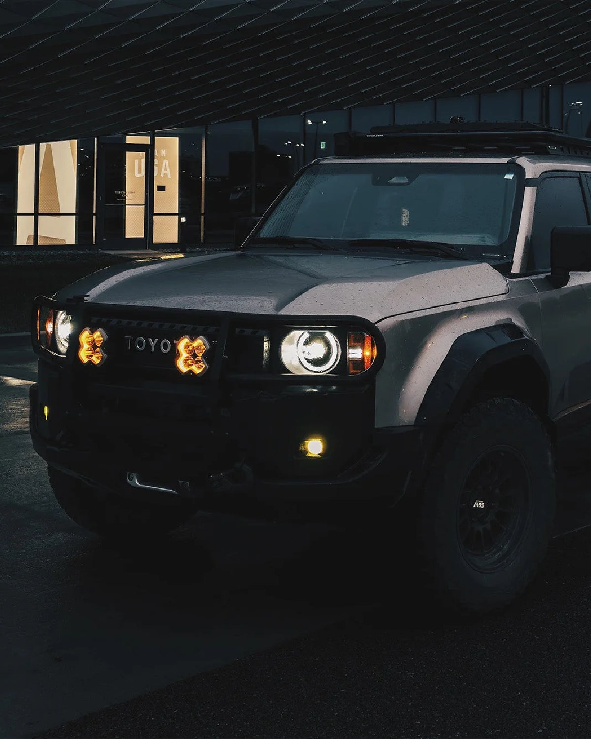 Rago Fabrication Low-Profile Front Bumper Brush Guard for Land Cruiser 250 Series (2024–Present)