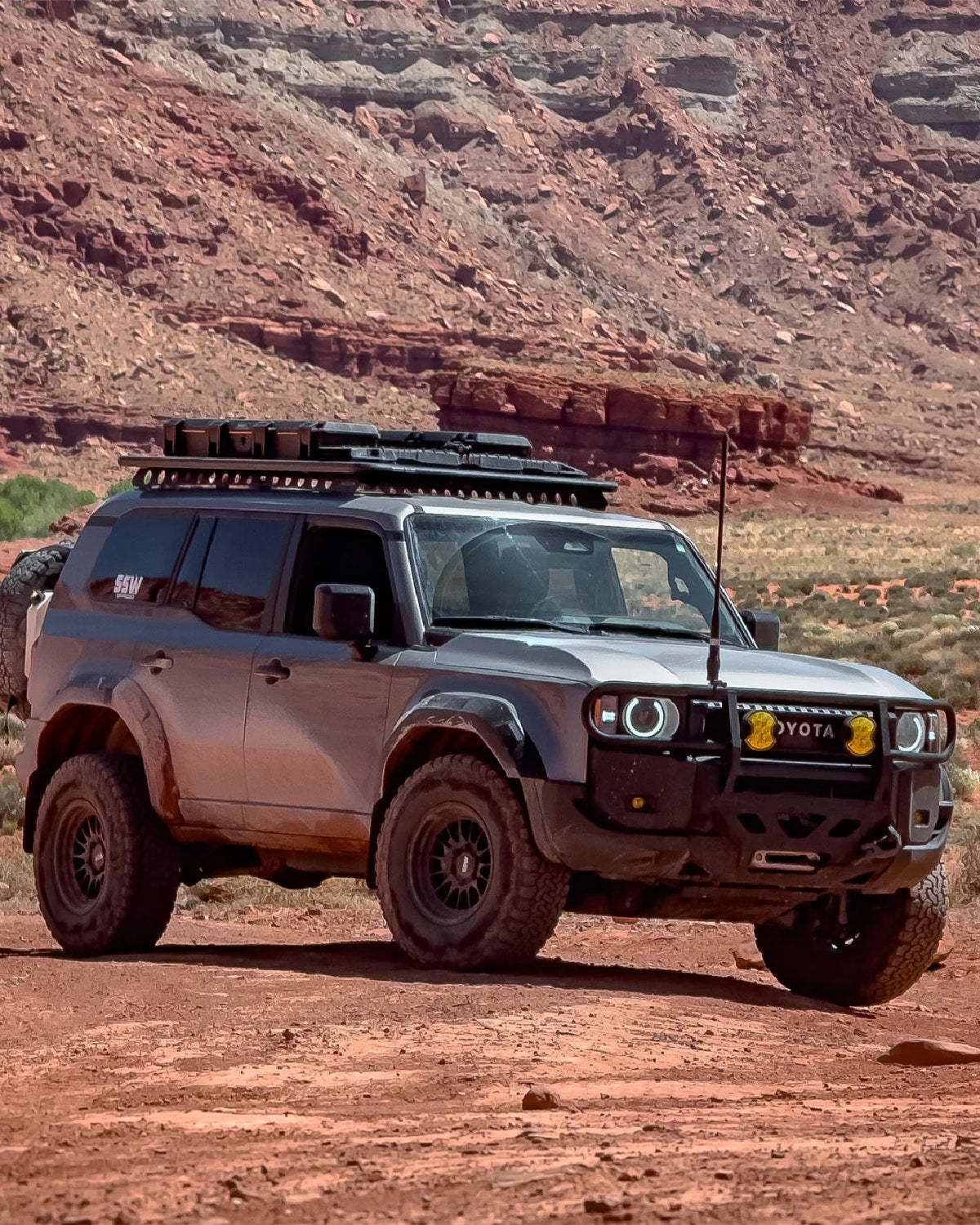 Rago Fabrication Low-Profile Front Bumper Brush Guard for Land Cruiser 250 Series (2024–Present)