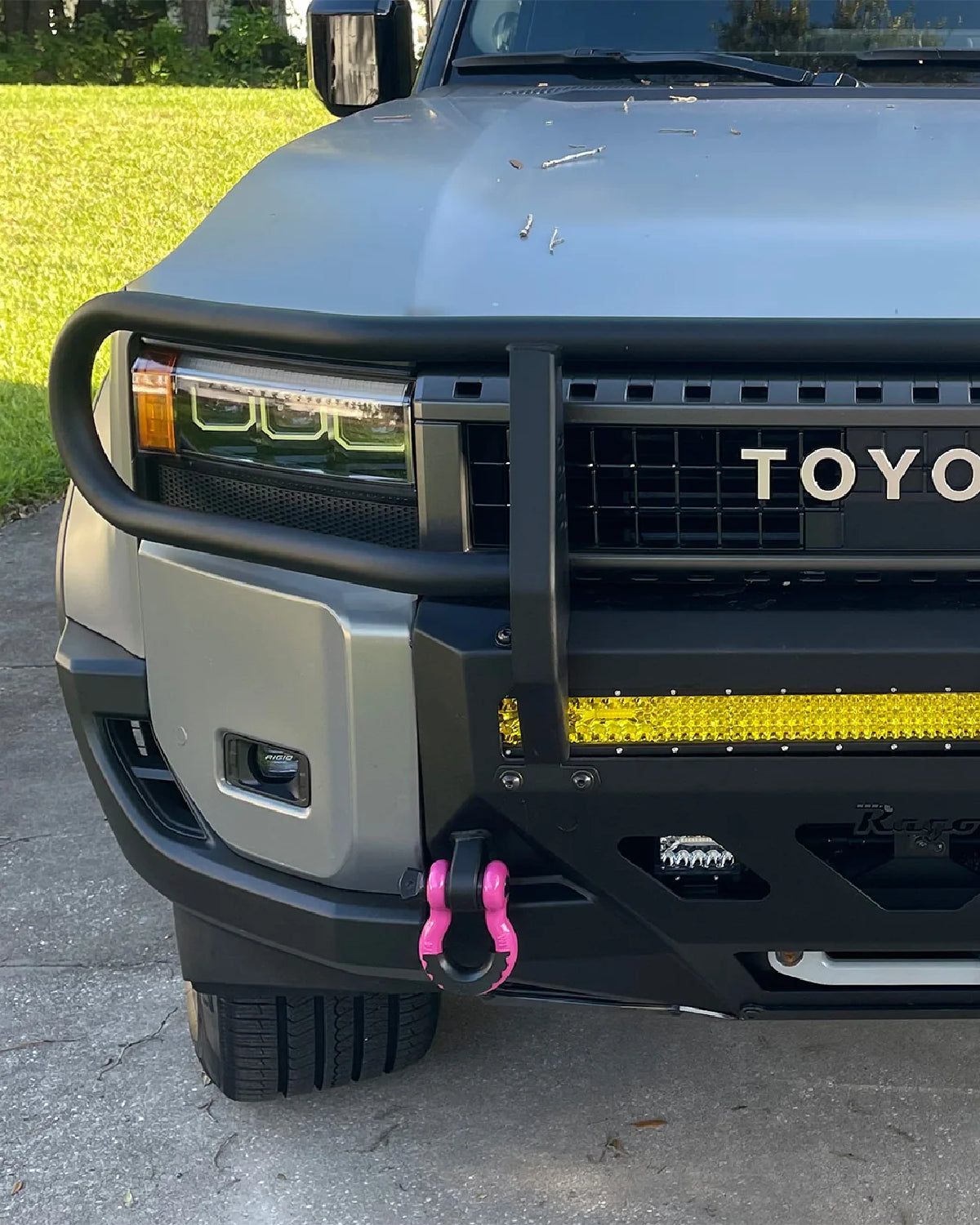 Rago Fabrication Low-Profile Front Bumper Brush Guard for Land Cruiser 250 Series (2024–Present)