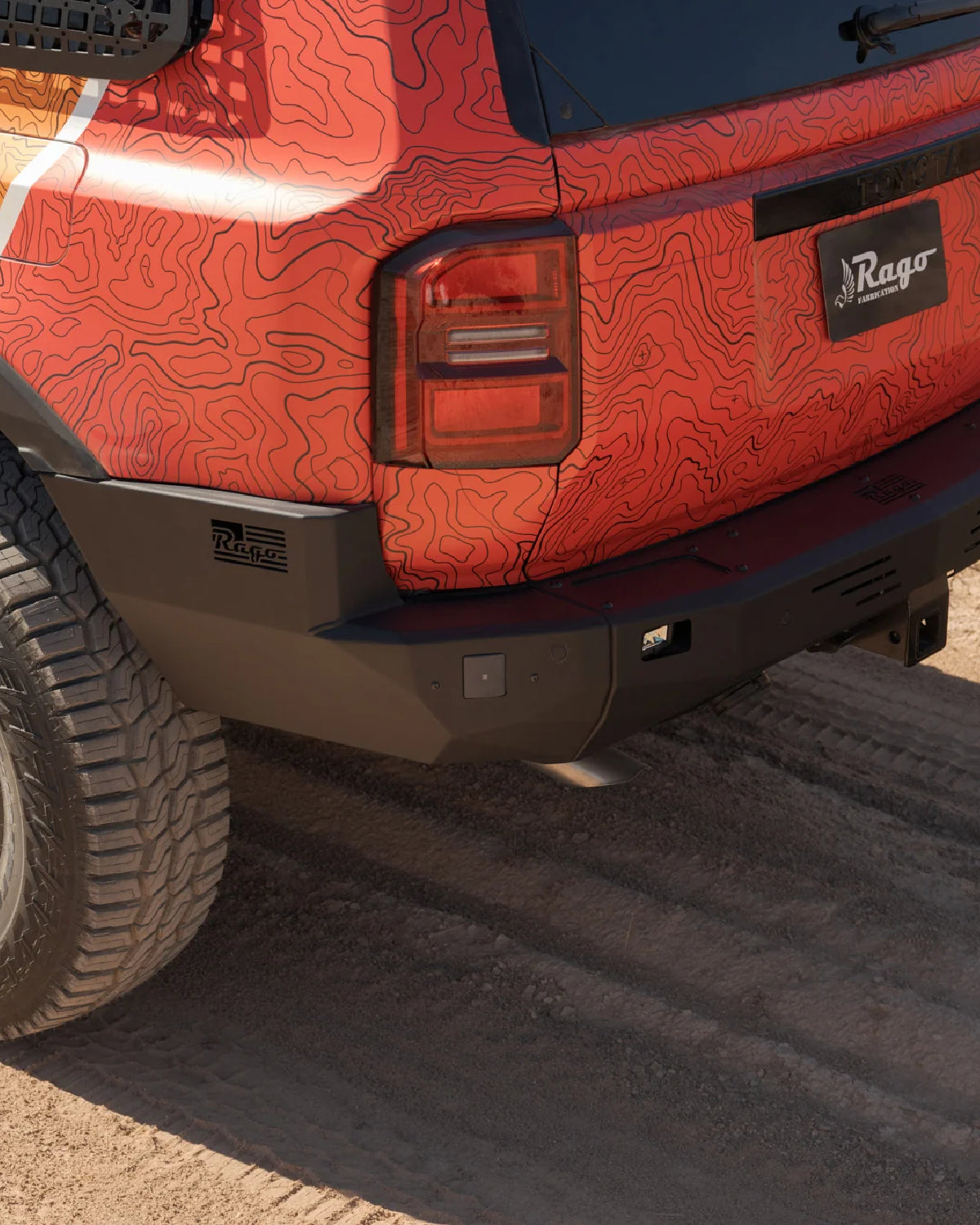 Rago Fabrication Rear Bumper Corner Panels for Land Cruiser 250 Series (2024–Present) - Pair