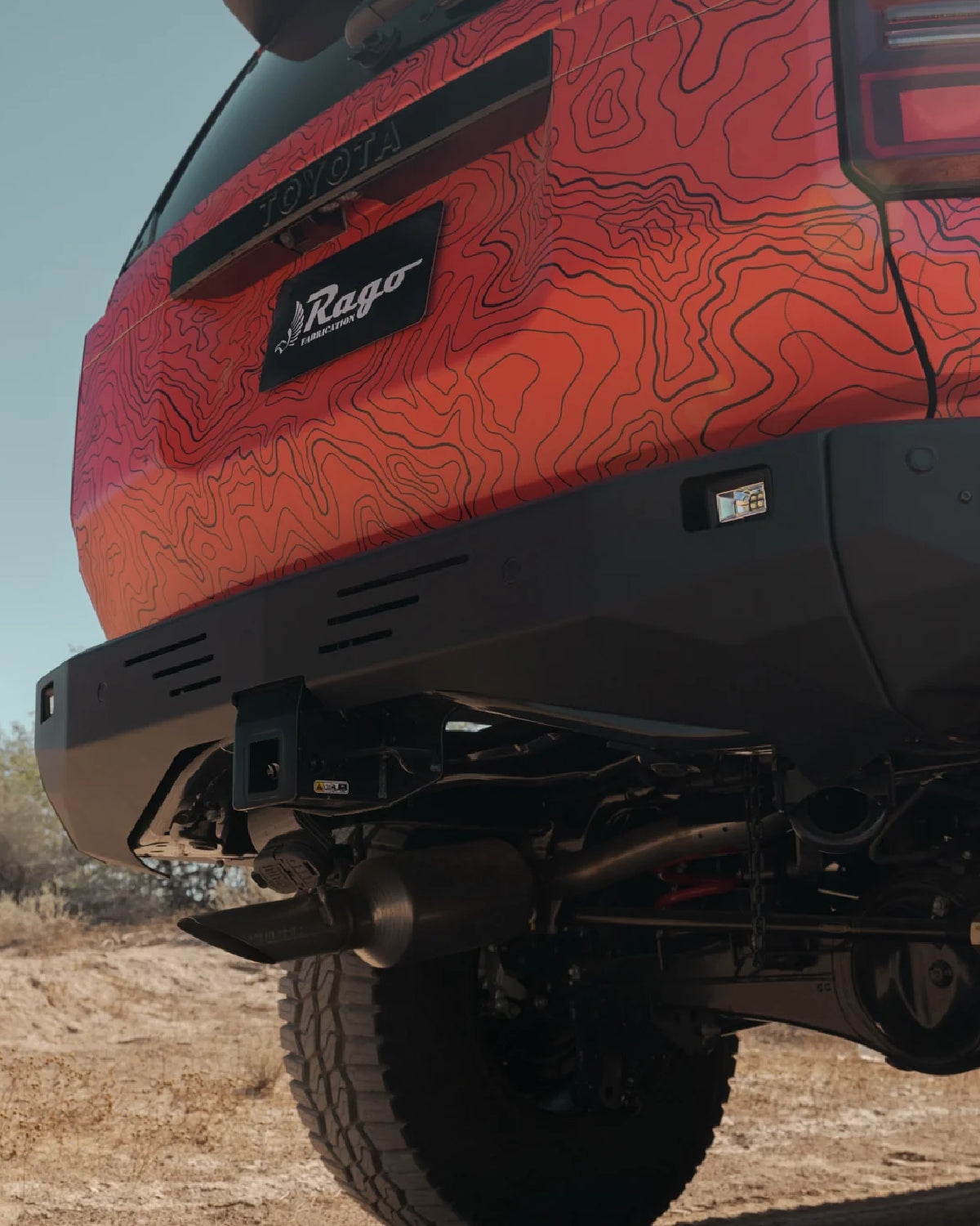 Rago Fabrication Rear Bumper Corner Panels for Land Cruiser 250 Series (2024–Present) - Pair