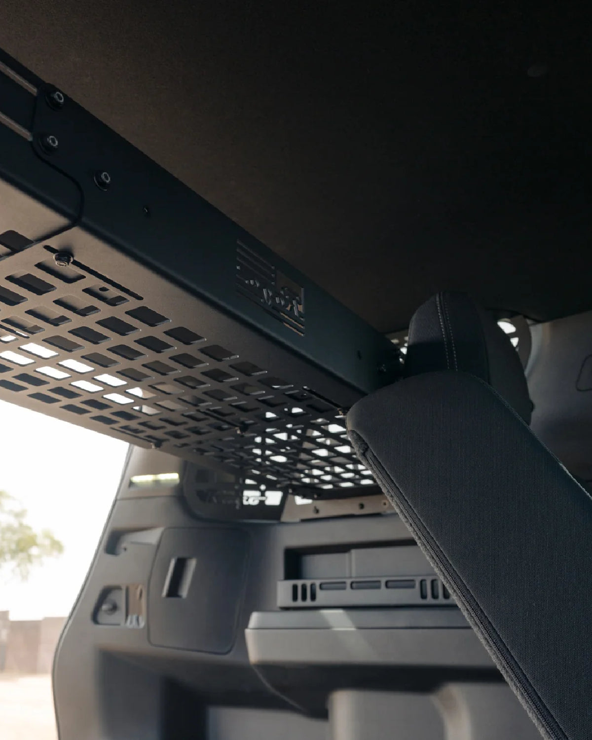 Rago Fabrication Rear Interior MOLLE Panel Shelf for 6th-Gen 4Runner (2025–Present)