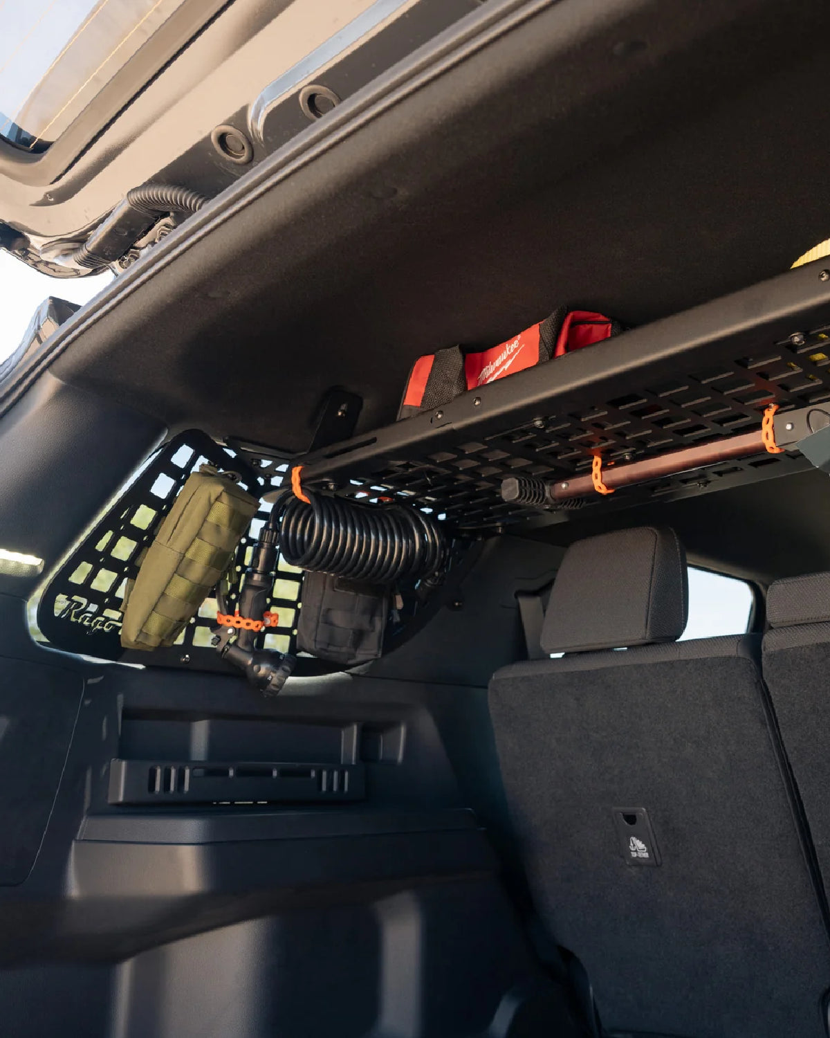 Rago Fabrication Rear Interior MOLLE Panel Shelf for 6th-Gen 4Runner (2025–Present)