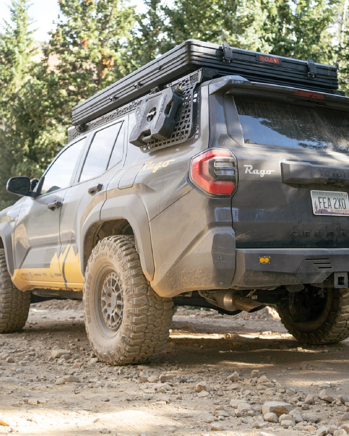 Rago Fabrication Driver's Side Rear Window Exterior MOLLE Panel for 6th-Gen 4Runner (2025–Present)