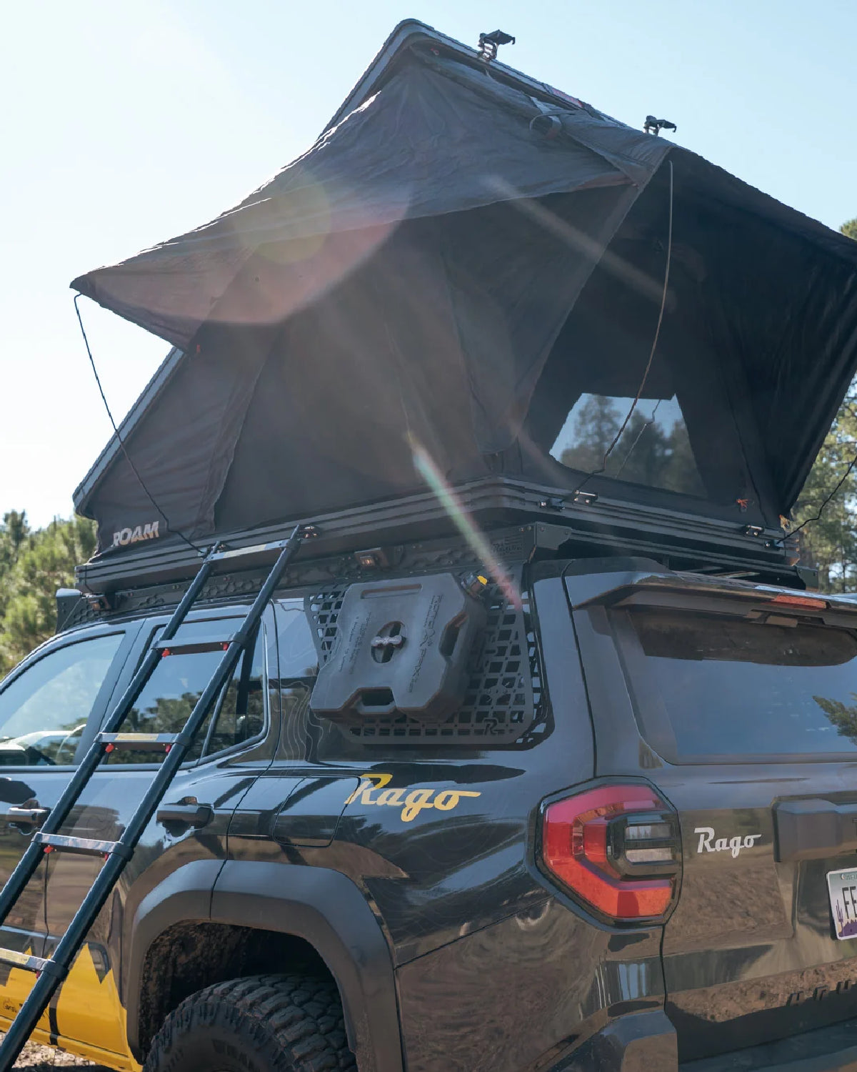 Rago Fabrication Driver's Side Rear Window Exterior MOLLE Panel for 6th-Gen 4Runner (2025–Present)