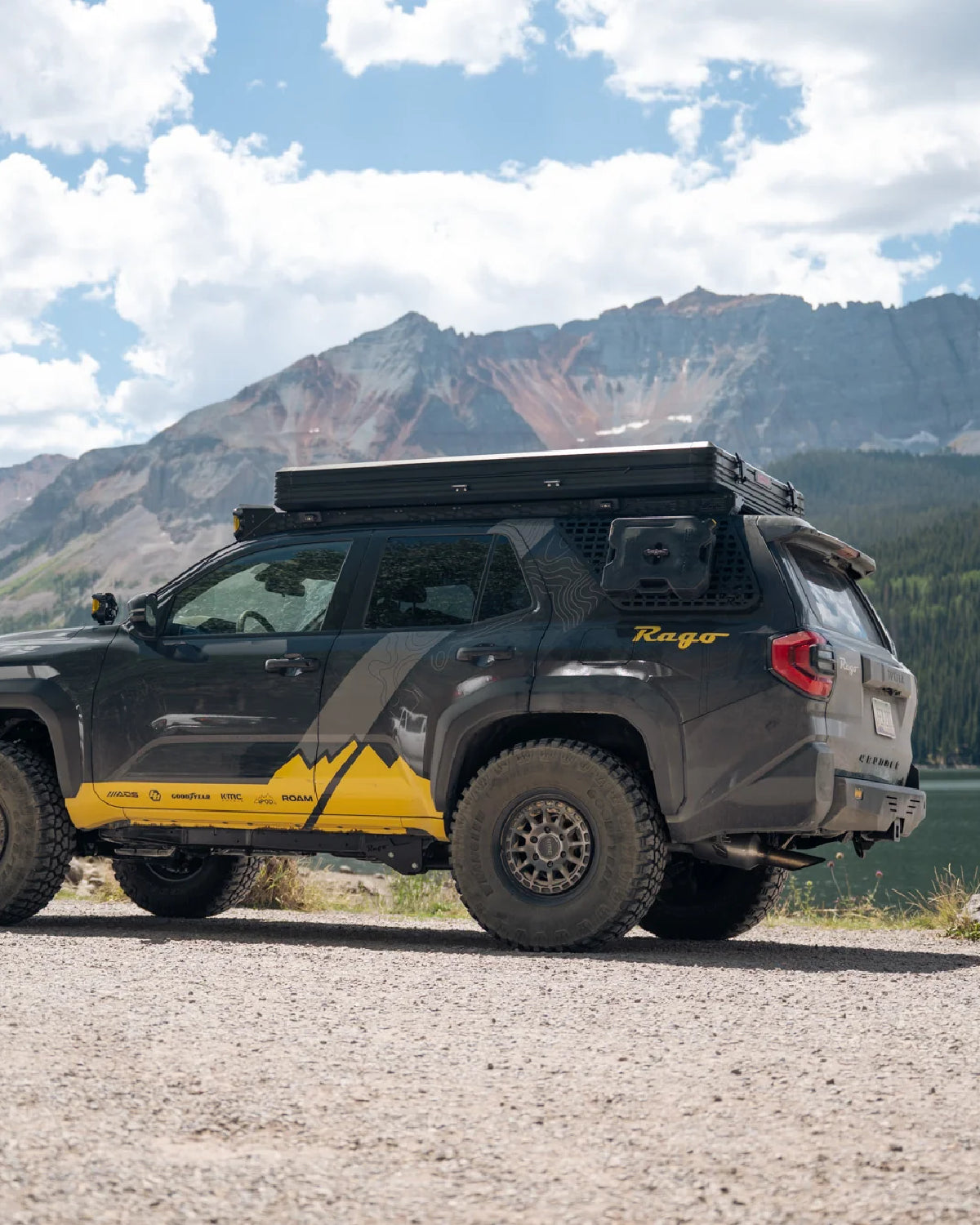 Rago Fabrication Driver's Side Rear Window Exterior MOLLE Panel for 6th-Gen 4Runner (2025–Present)