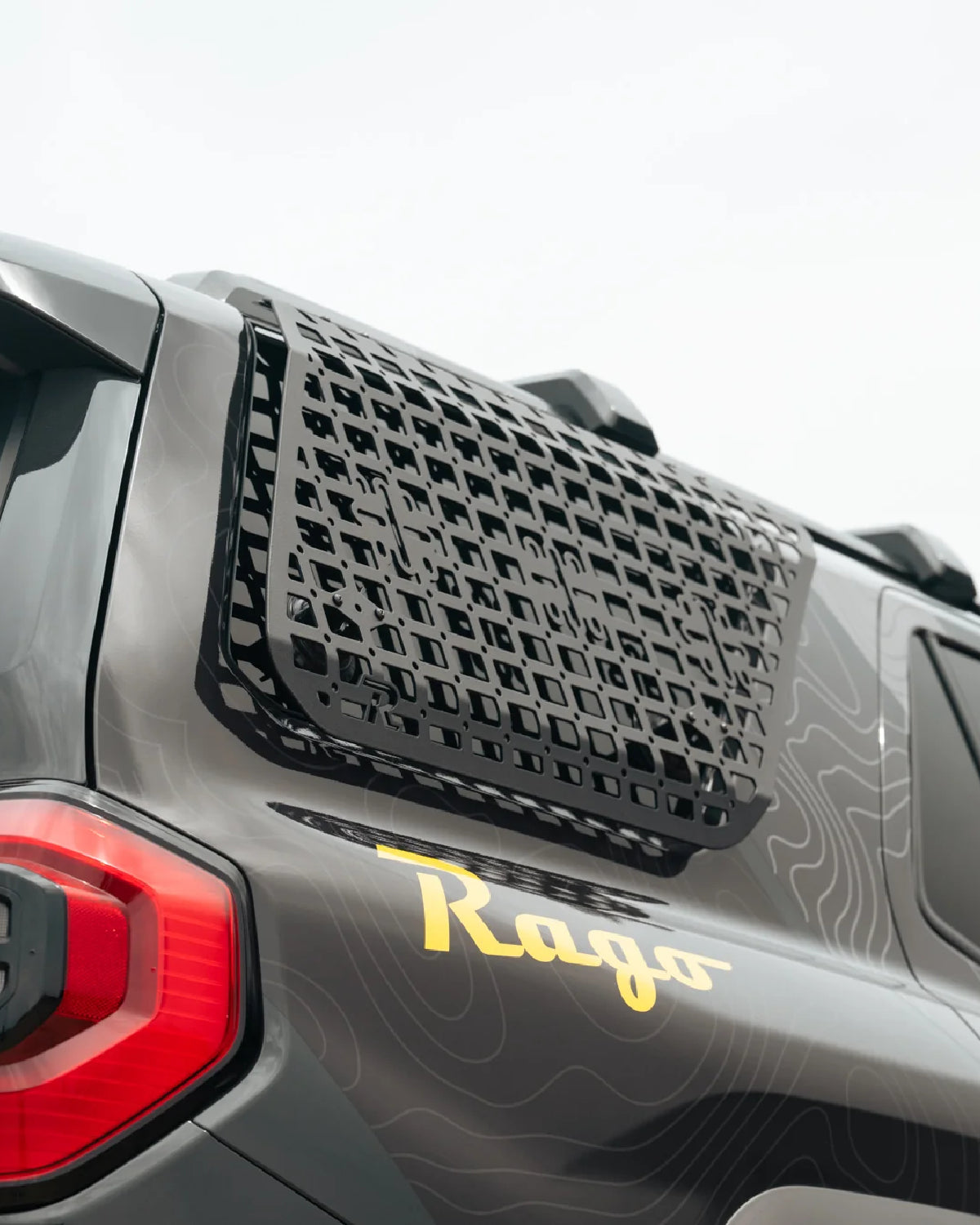 Rago Fabrication Rear Window Exterior MOLLE Panels for 6th-Gen 4Runner with OEM Roof Rails (2025–Present) - Pair