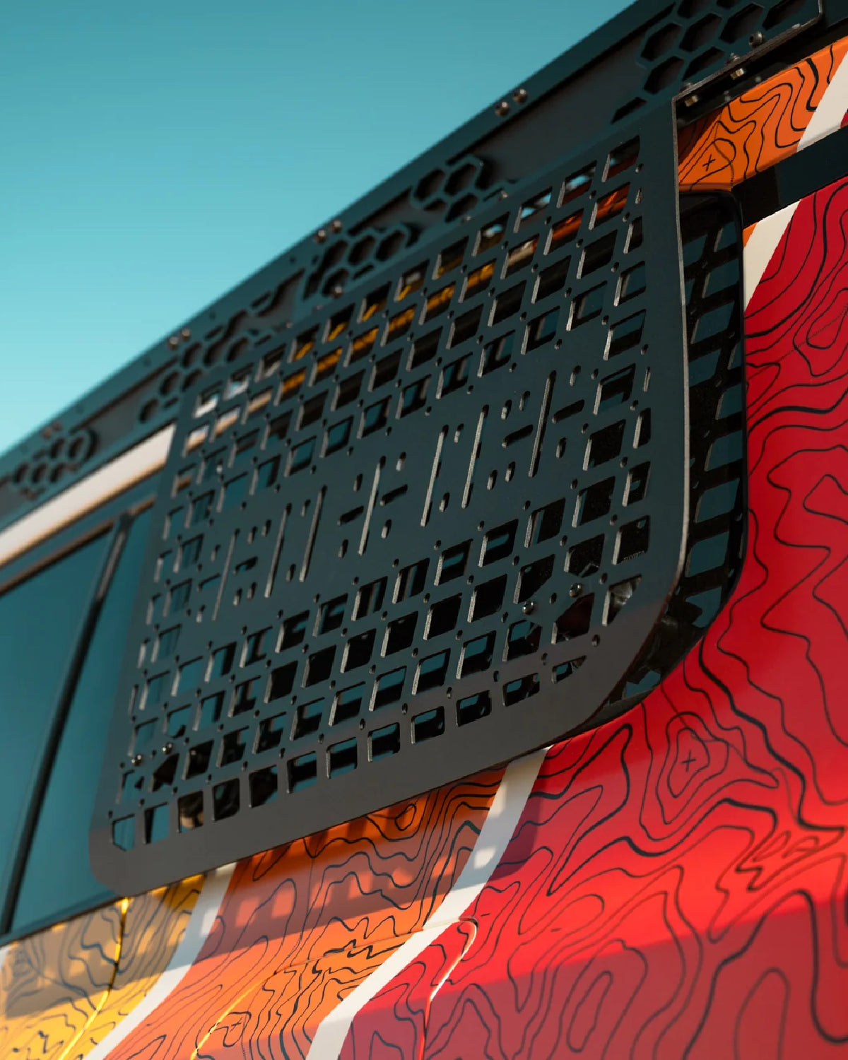 Rago Fabrication Rear Window Exterior MOLLE Panels for Land Cruiser 250 Series (2024–Present) - Pair