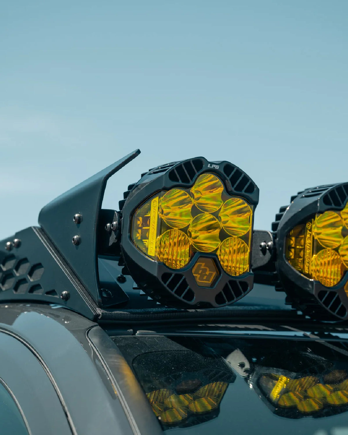 Rago Fabrication Roof Rack Baja Designs LP6 Light Pod Light Bar Mounting Bracket for 6th-Gen 4Runner (2025–Present)