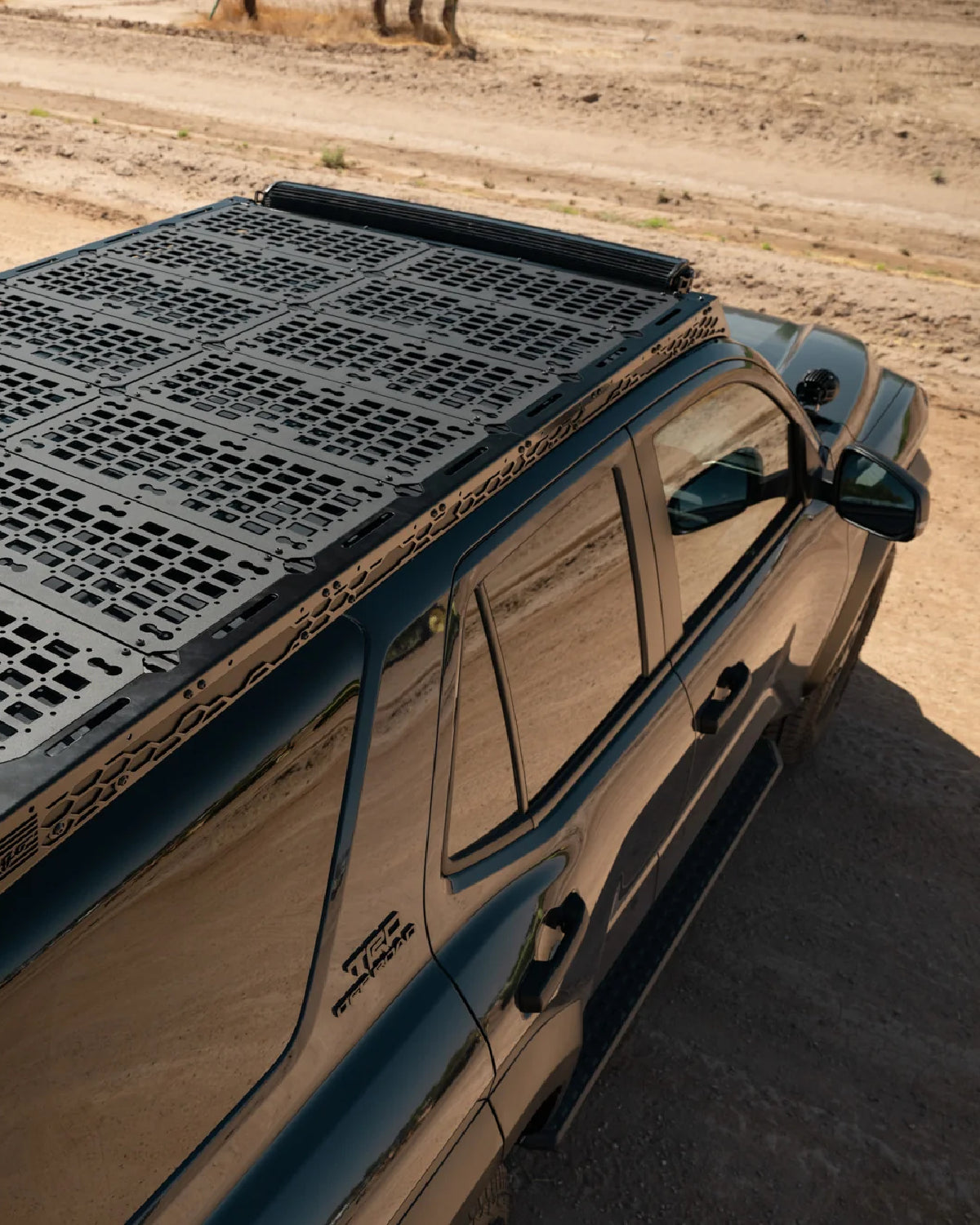 Rago Fabrication Roof Rack with 40 in Light Bar Cutout Front Fairing for 6th-Gen 4Runner (2025–Present)