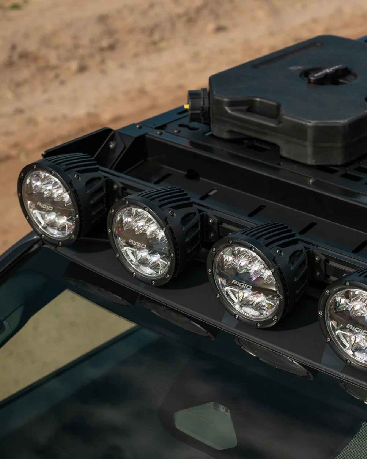 Rago Fabrication Roof Rack with 40 in Light Bar Cutout Front Fairing for 6th-Gen 4Runner (2025–Present)