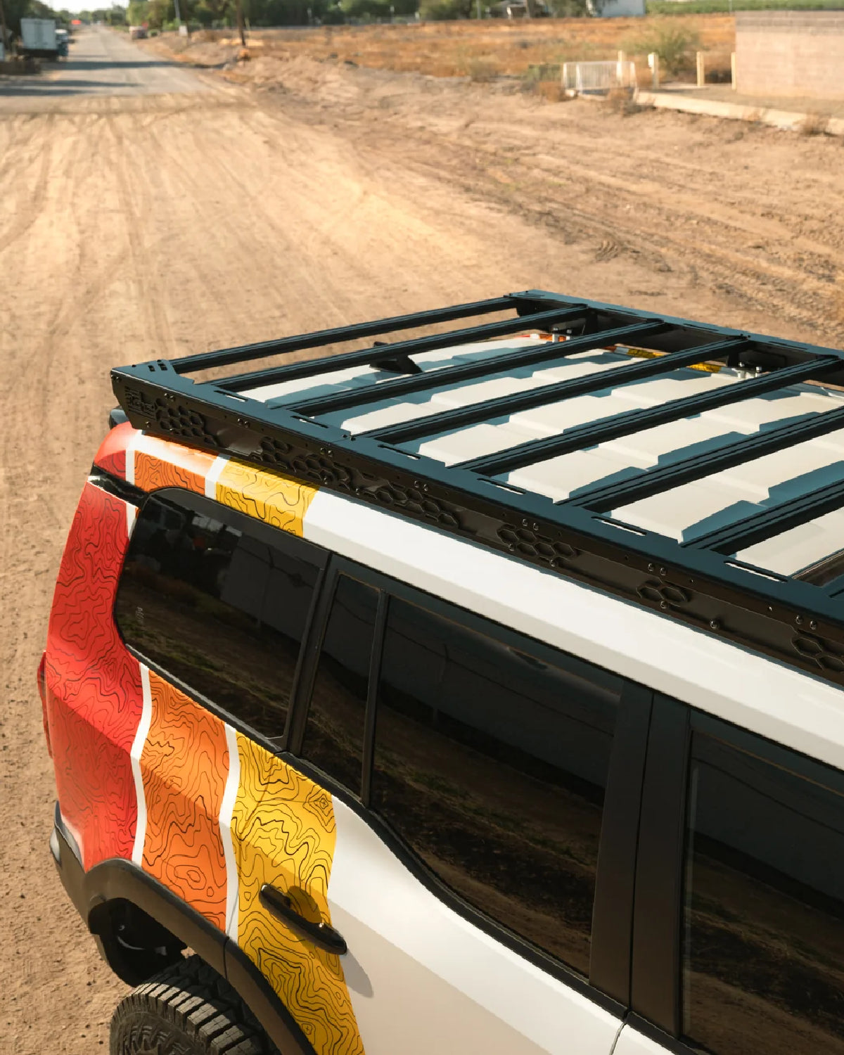 Rago Fabrication Roof Rack with 40 in Light Bar Cutout Front Fairing for Land Cruiser 250 Series (2024–Present)