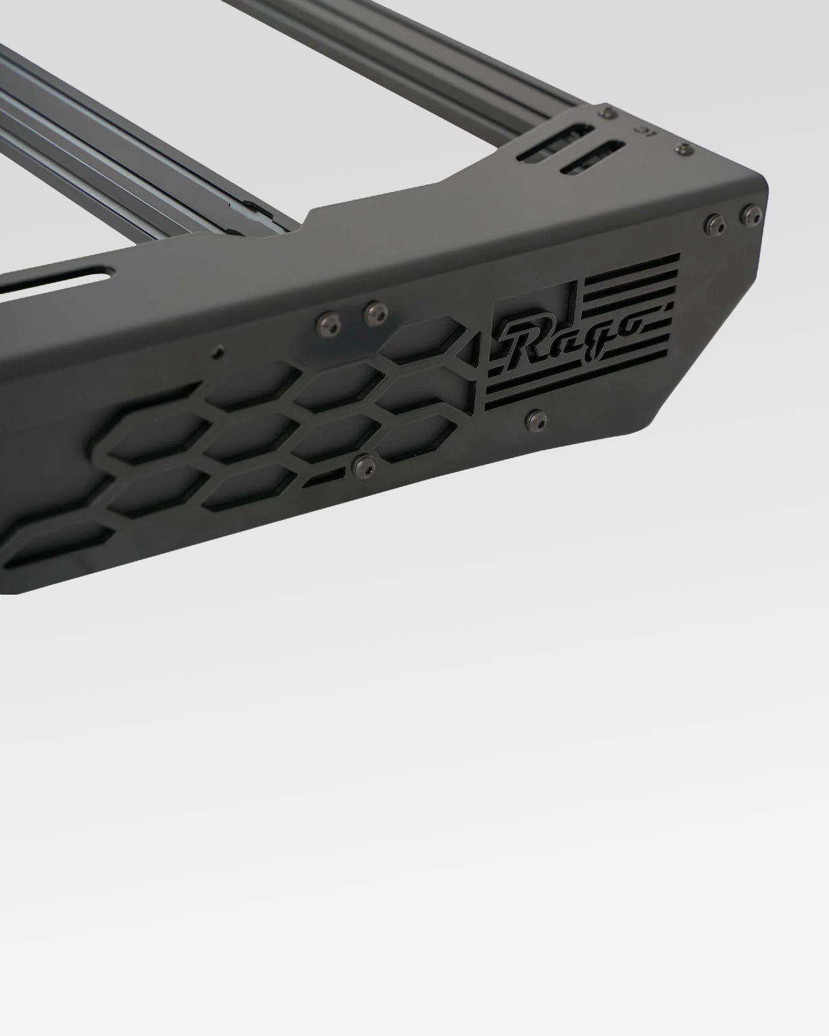 Rago Fabrication Roof Rack with 40 in Light Bar Cutout Front Fairing for Land Cruiser 250 Series (2024–Present)