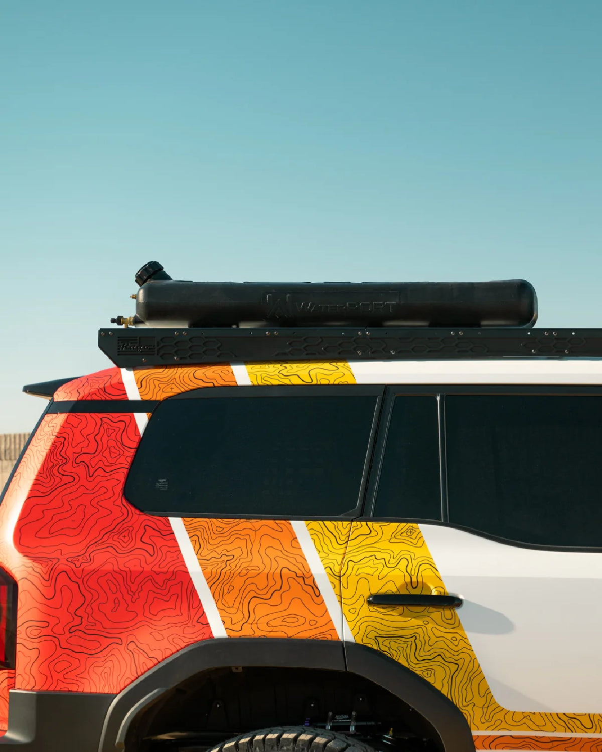 Rago Fabrication Roof Rack with 40 in Light Bar Cutout Front Fairing for Land Cruiser 250 Series (2024–Present)