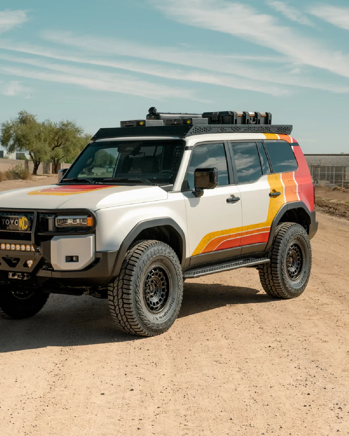 Rago Fabrication Roof Rack with Standard Front Fairing for Land Cruiser 250 Series (2024–Present)