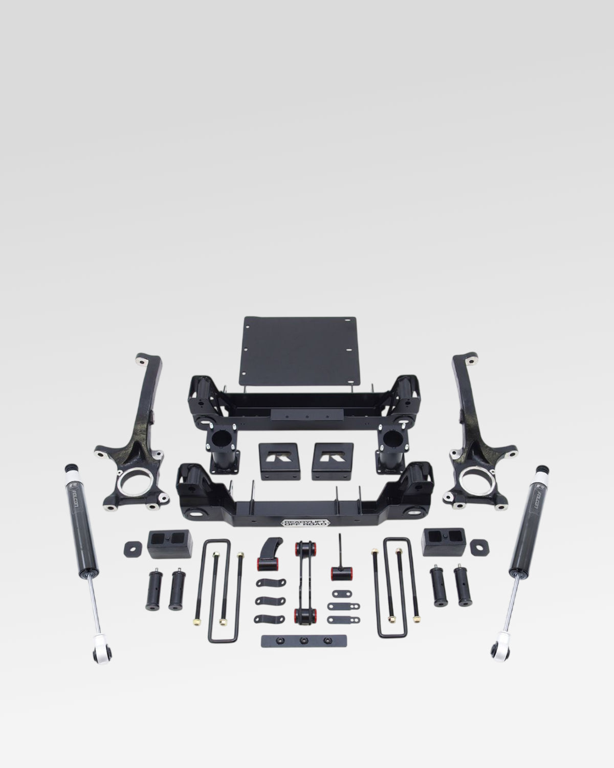 ReadyLift Suspension Kit with 8 in Front Lift, 8 in Rear Lift, and TeraFlex Falcon Shocks for Toyota Tundra (2007–2021)