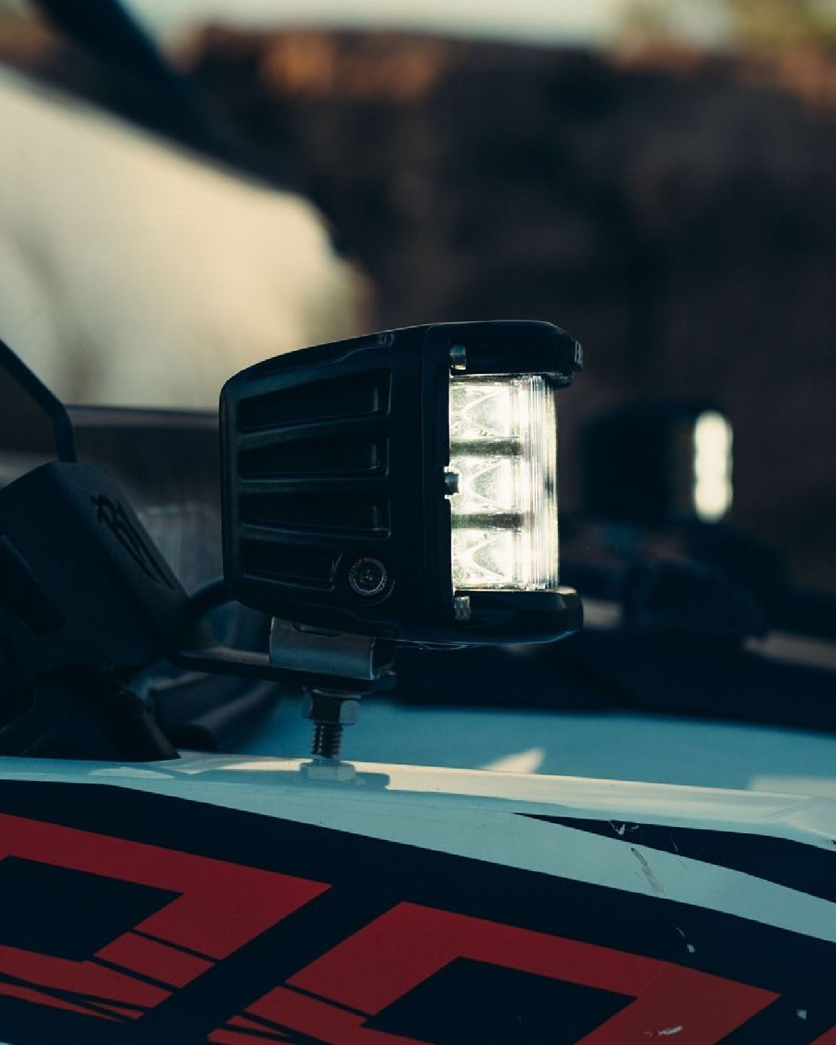 Rigid Industries D-Series D-SS LED Light Pods with Driving Beam Pattern and Clear Lens - Pair