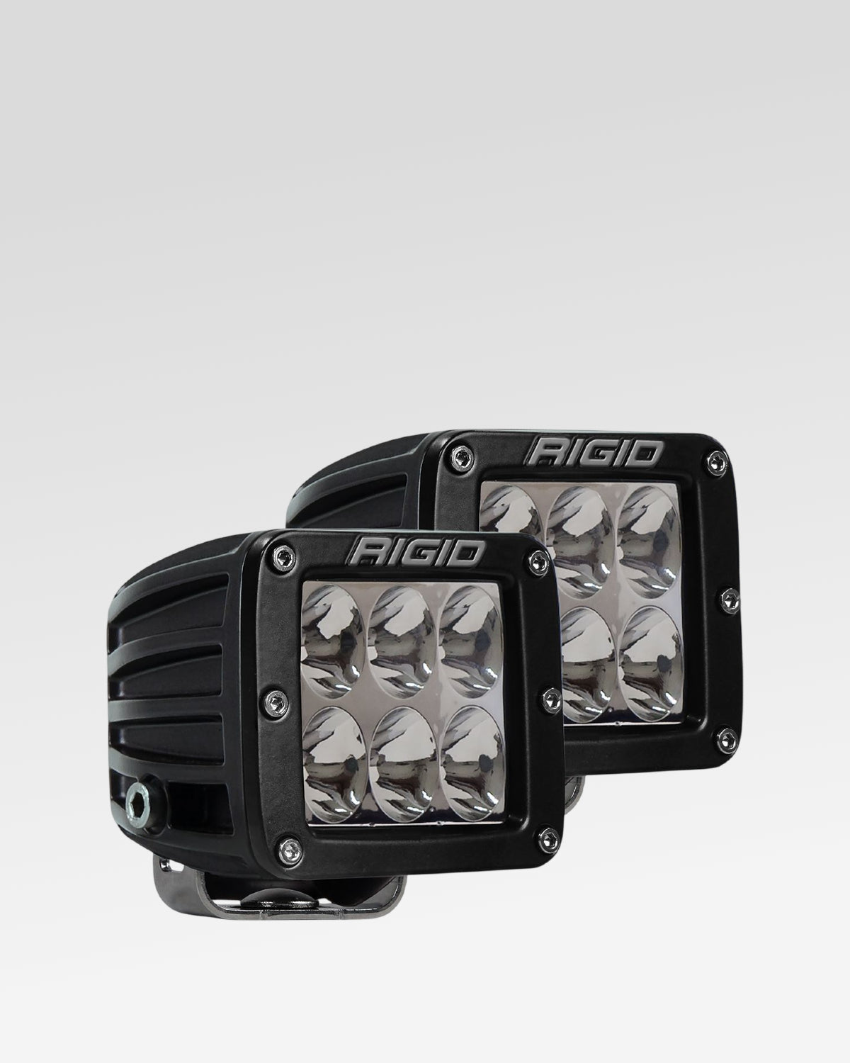 Rigid Industries D-Series Specter LED Light Pods with Driving Beam Pattern and Clear Lens - Pair