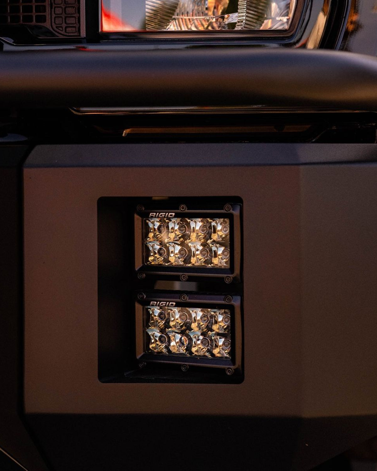 Rigid Industries E-Series 4 in Dual-Row LED Light Bar with Driving Beam Pattern and Clear Lens