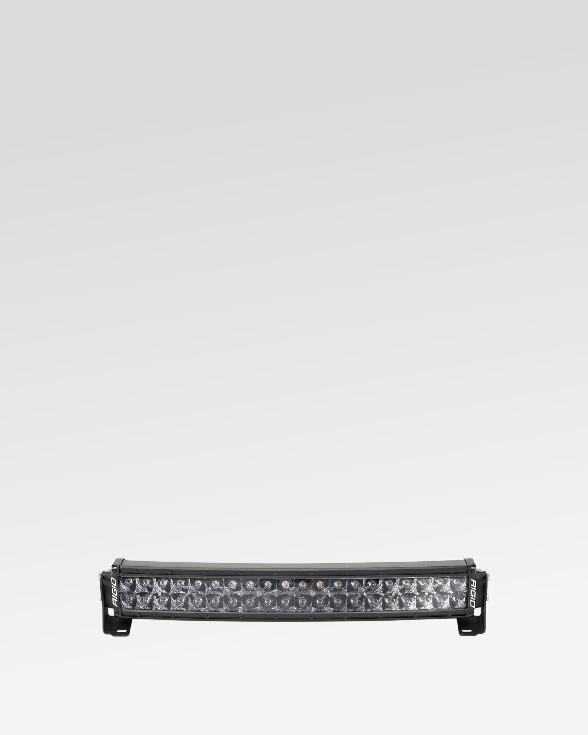 Rigid Industries RDS-Series Midnight 20 in Dual-Row Curved LED Light Bar with Spot Beam Pattern and Clear Lens