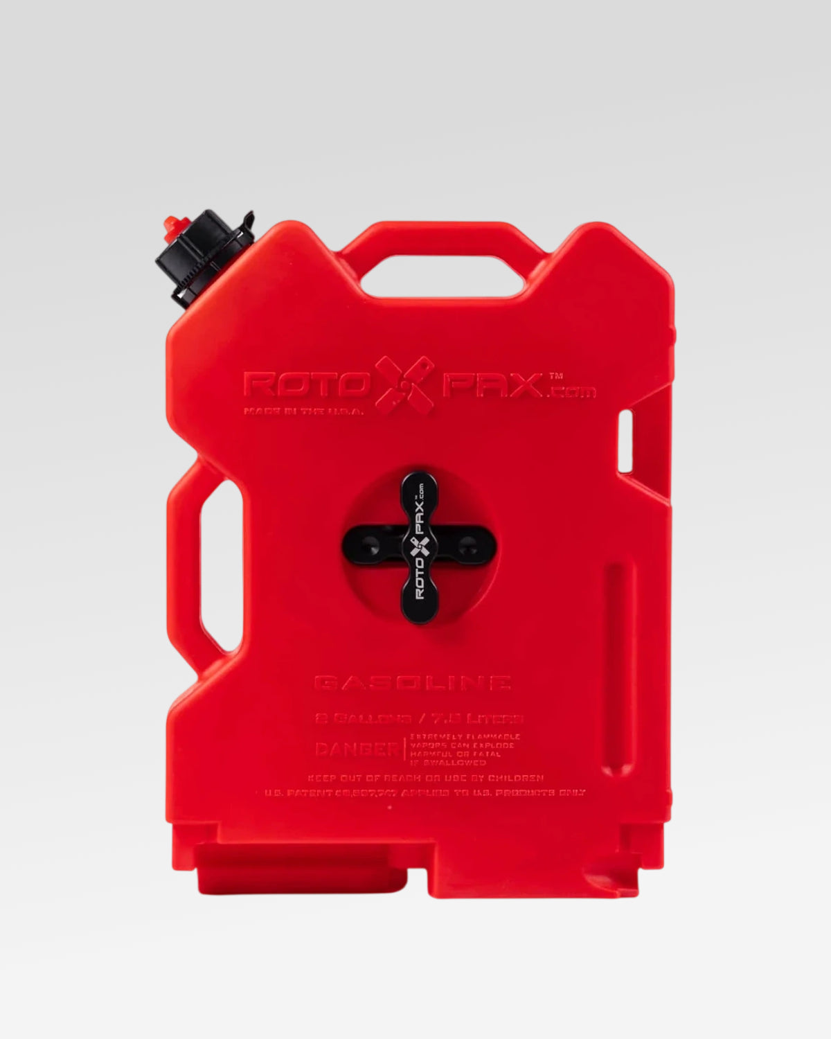 RotopaX 2 gal Gasoline Fuel Container in Red