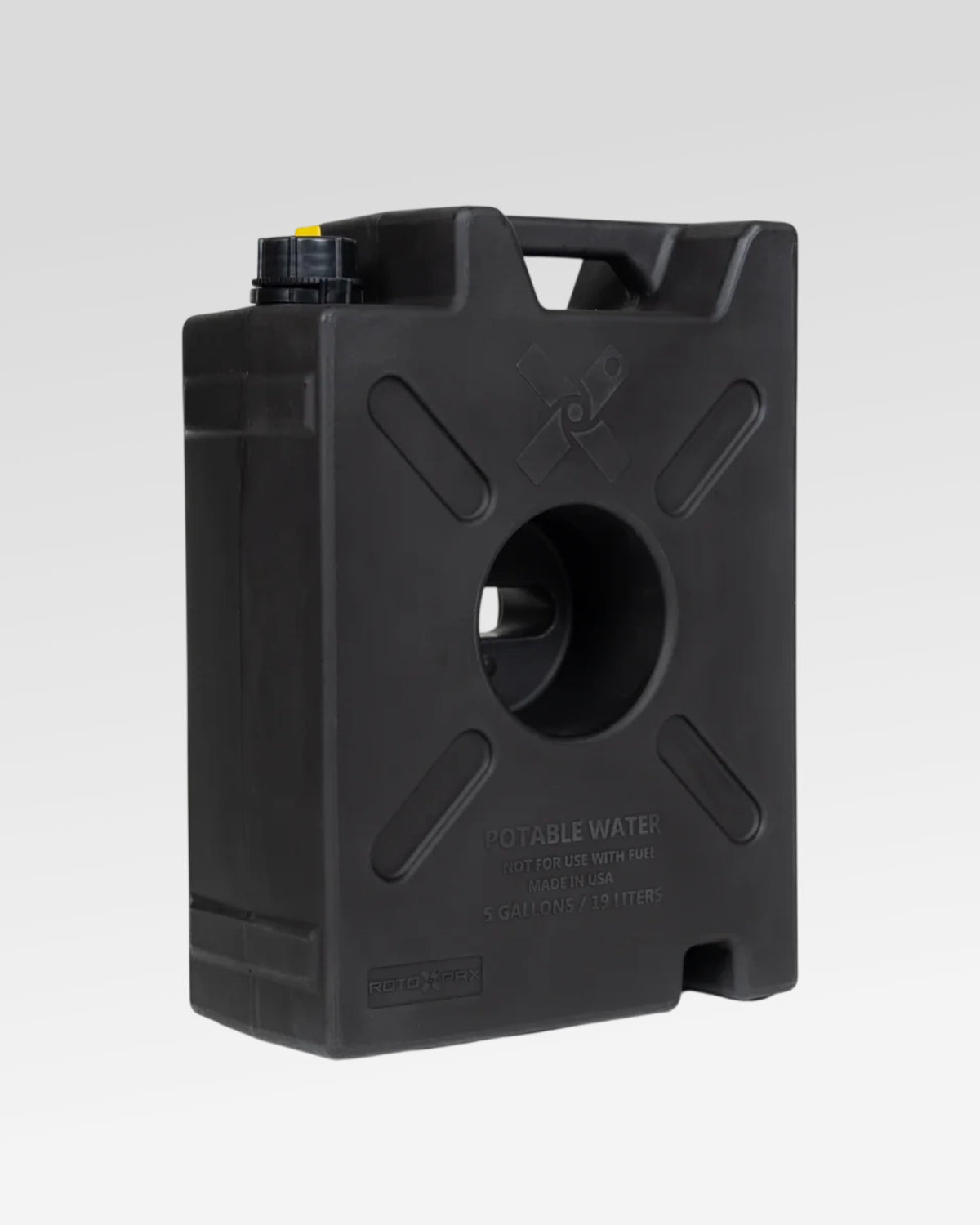 RotopaX 5 gal Liquid Container in Black